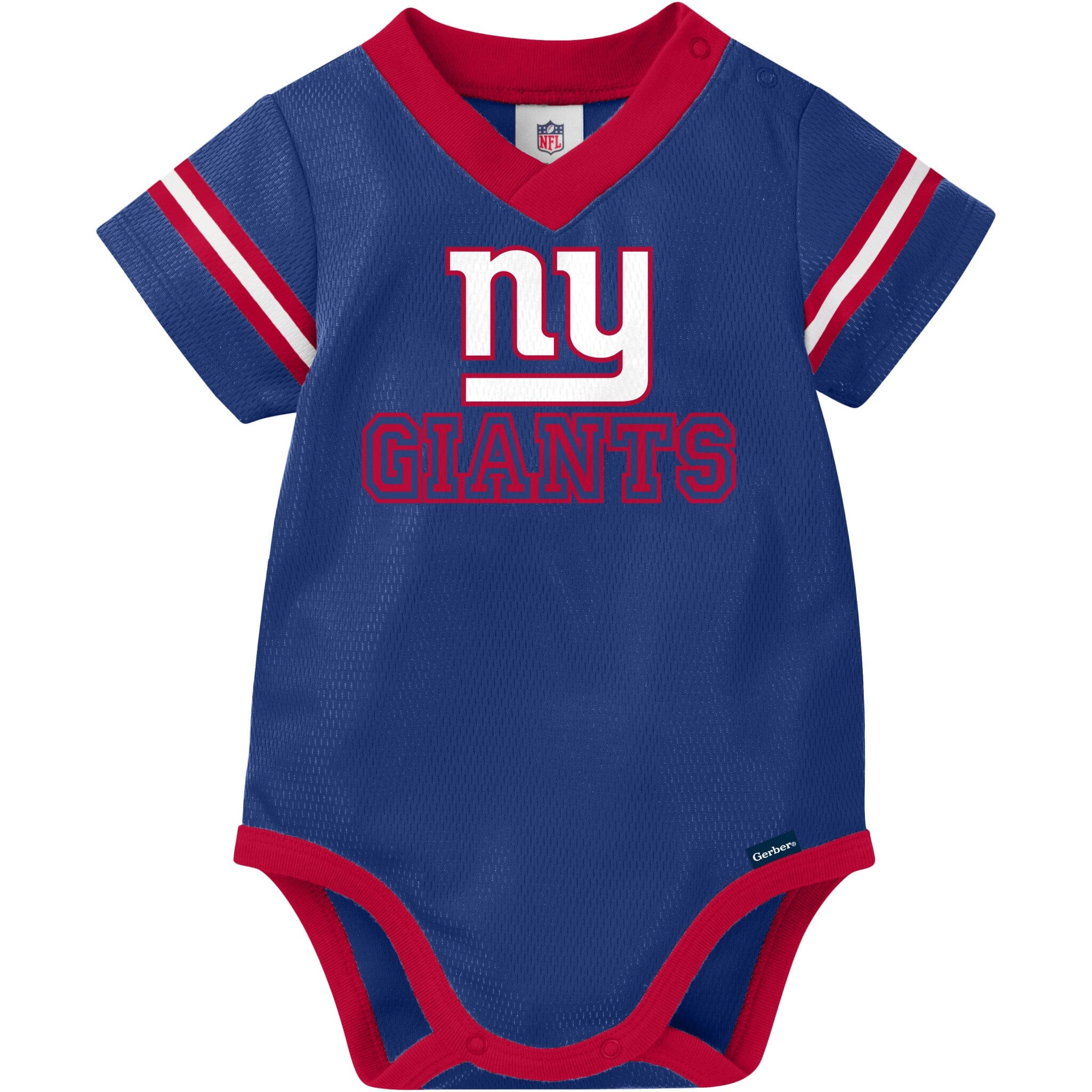 Baby Boys New York Giants Short Sleeve Jersey Bodysuit