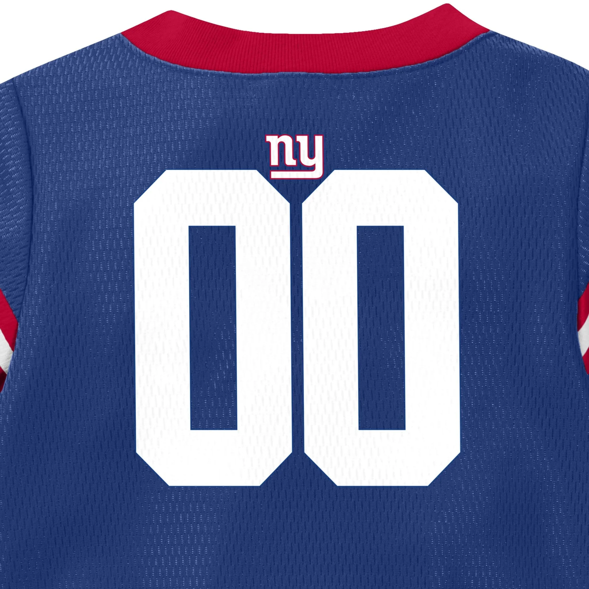 Baby Boys New York Giants Short Sleeve Jersey Bodysuit - Image 7