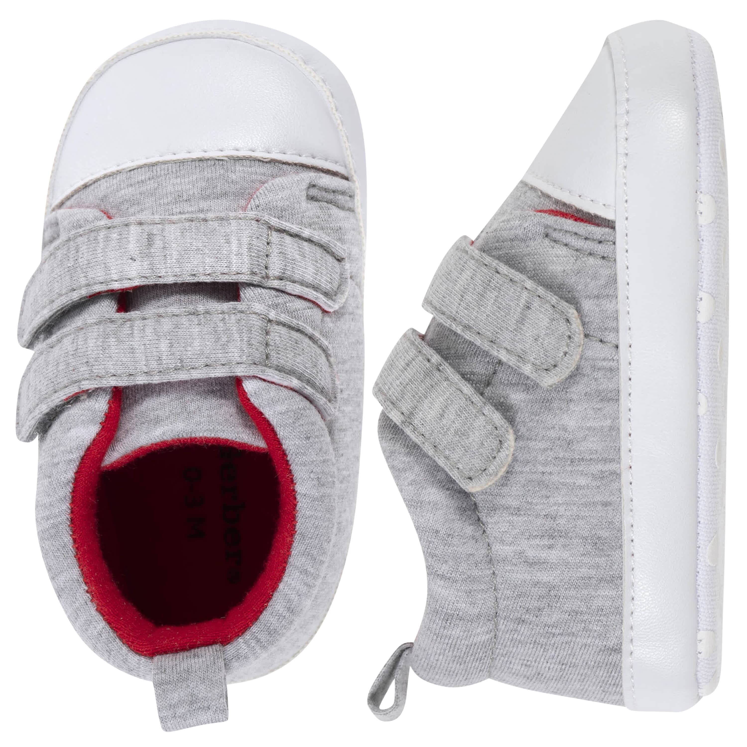 Baby Neutral Heather Gray Sneakers - Image 3