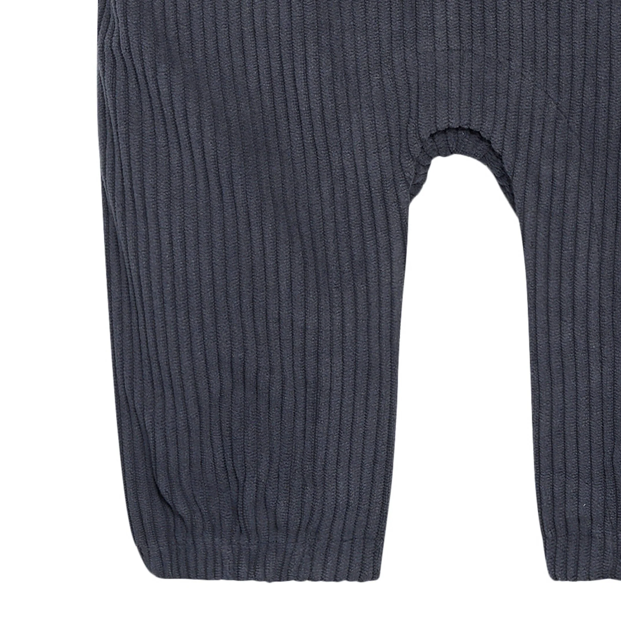 Baby Boys Navy Corduroy Romper - Image 5