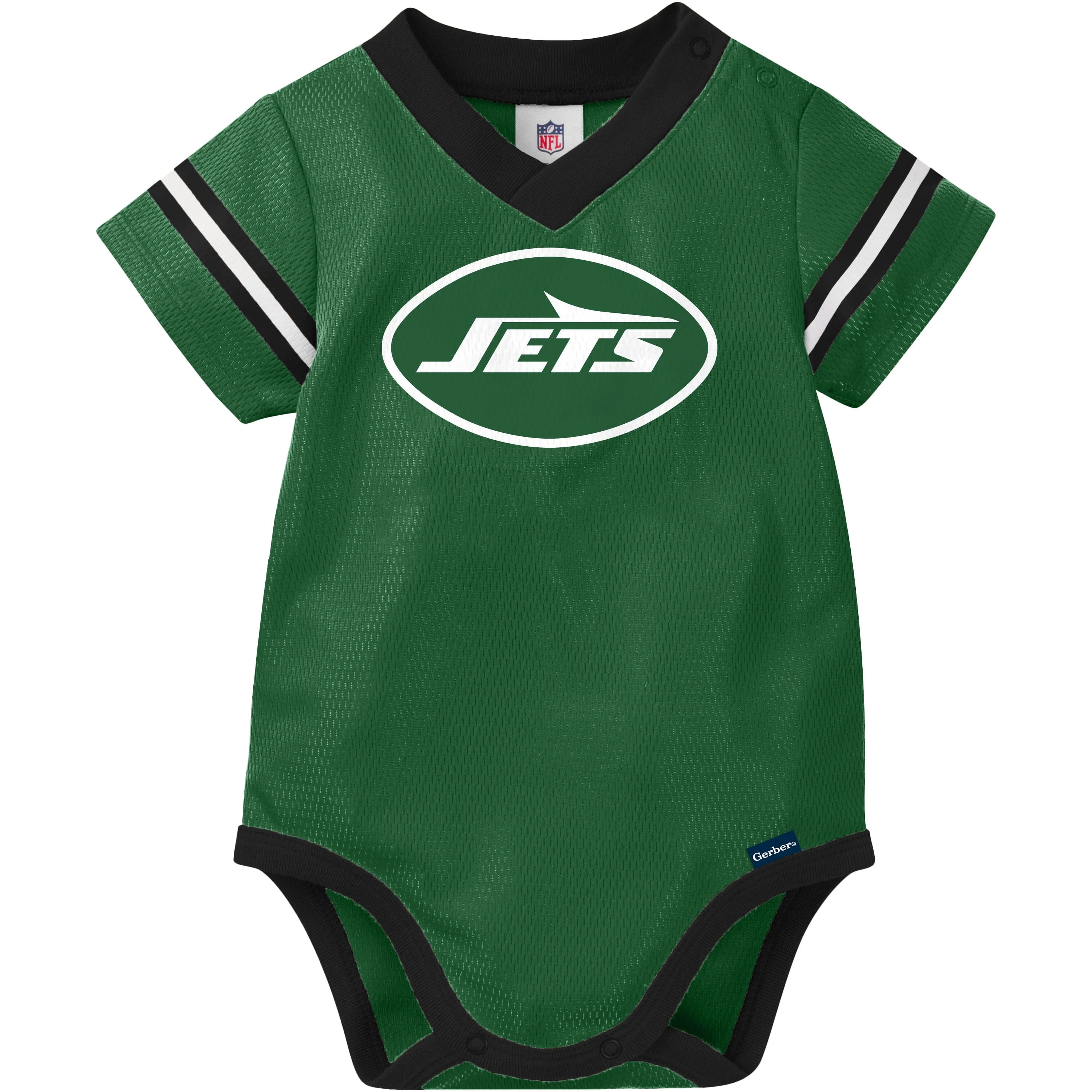 Baby Boys New York Jets Short Sleeve Jersey Bodysuit