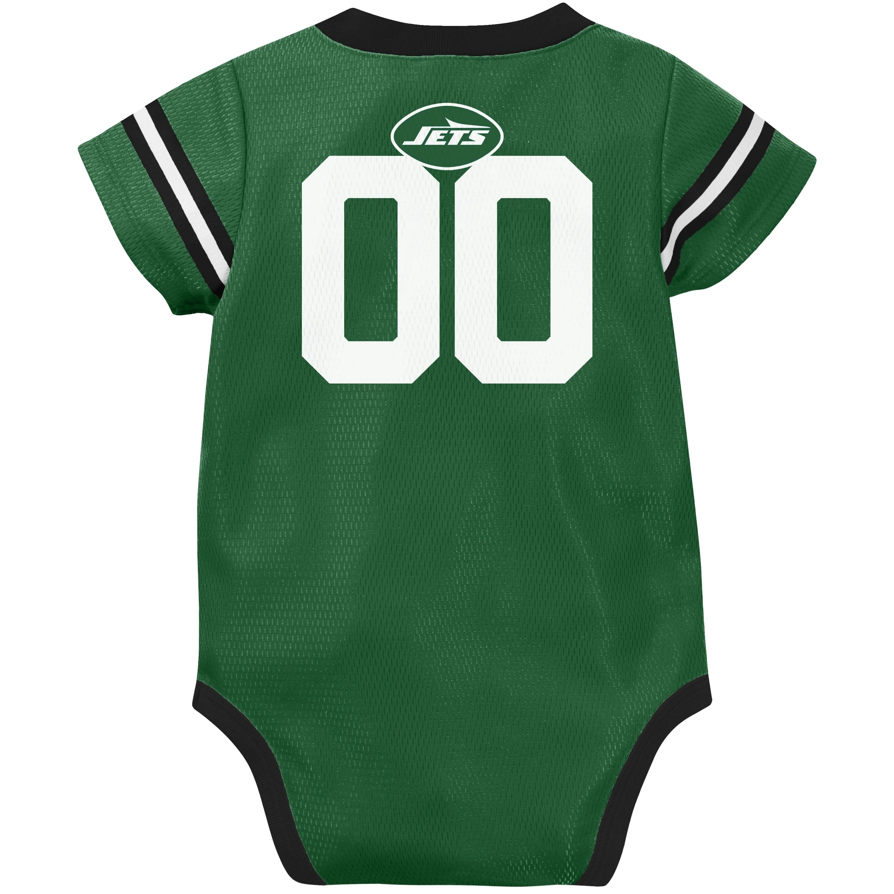 Baby Boys New York Jets Short Sleeve Jersey Bodysuit - Image 6