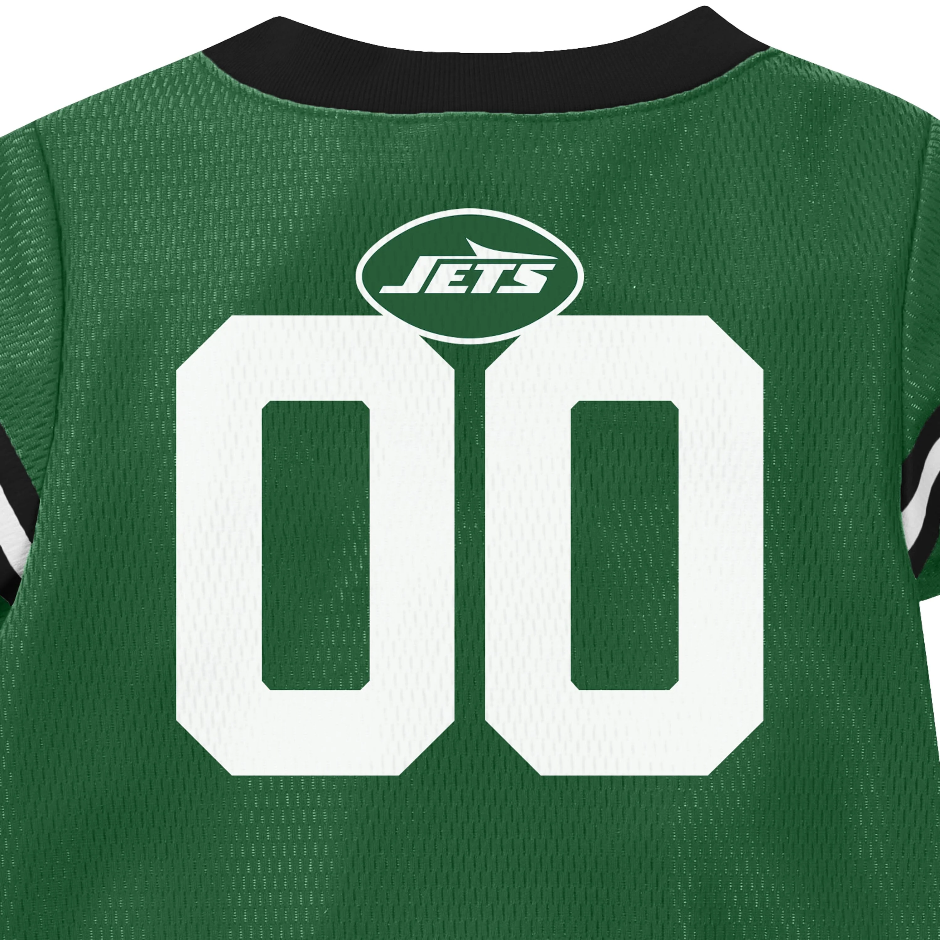 Baby Boys New York Jets Short Sleeve Jersey Bodysuit - Image 7