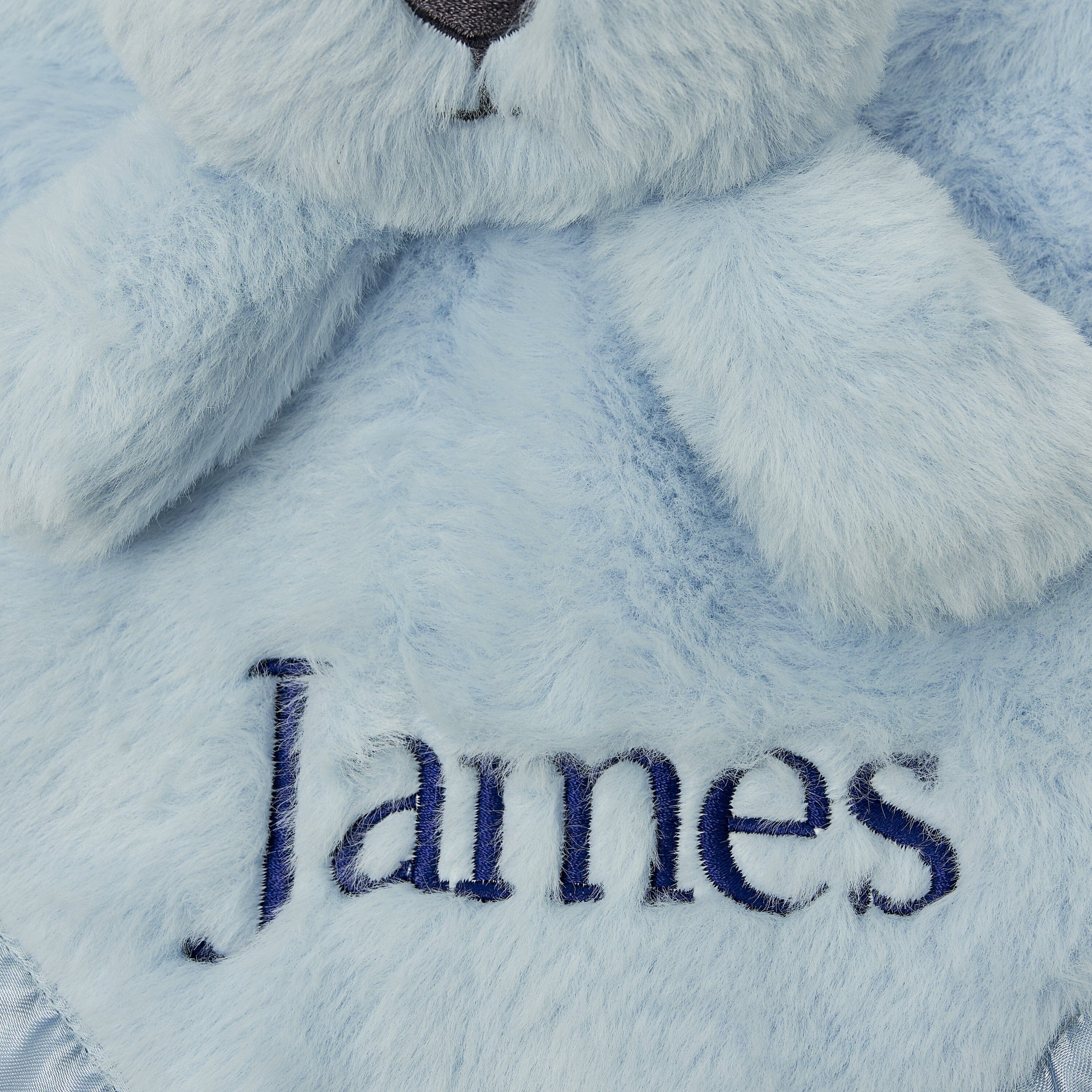 Embroidered Boys Light Blue Security Blanket - Image 2