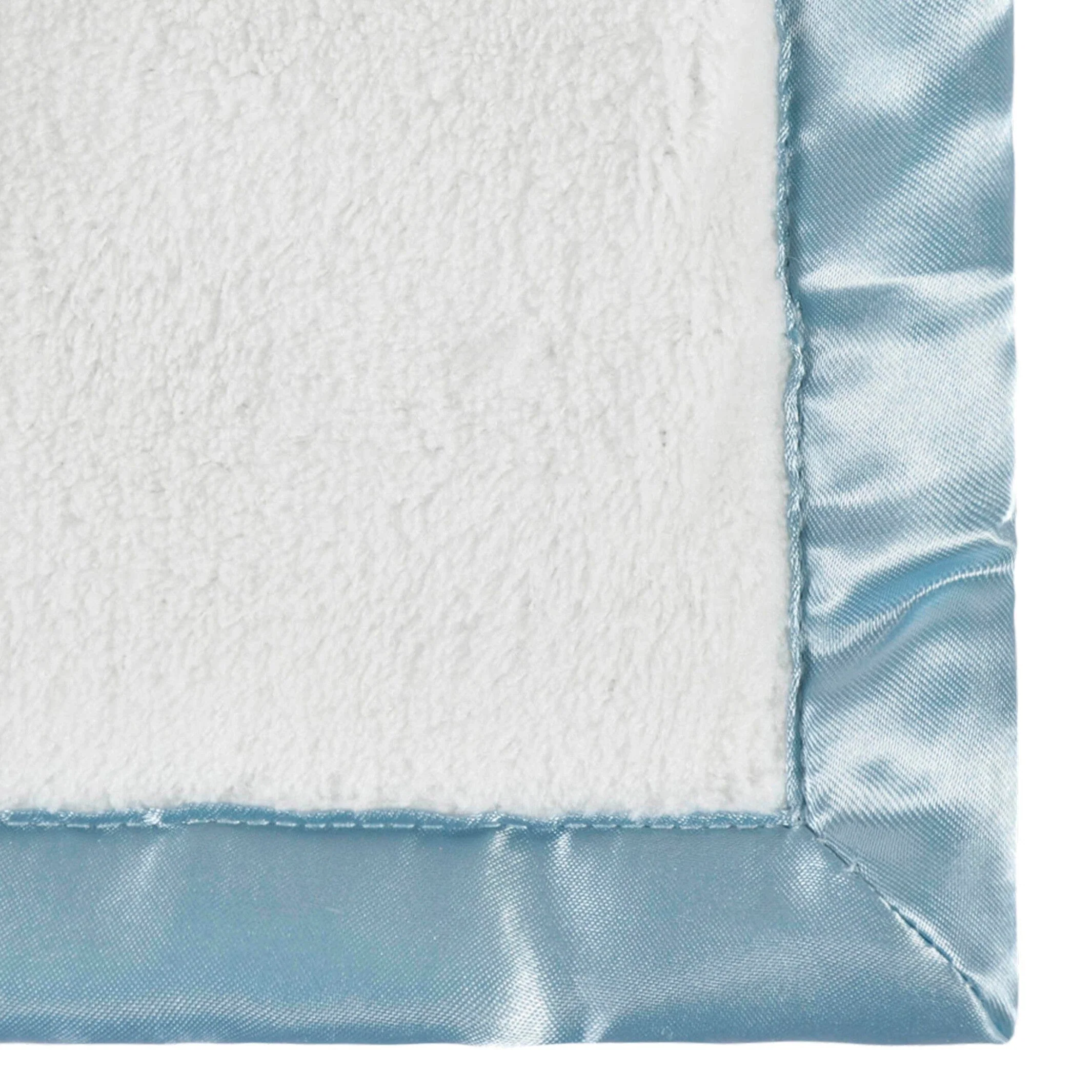 Embroidered Boys Light Blue Security Blanket - Image 6