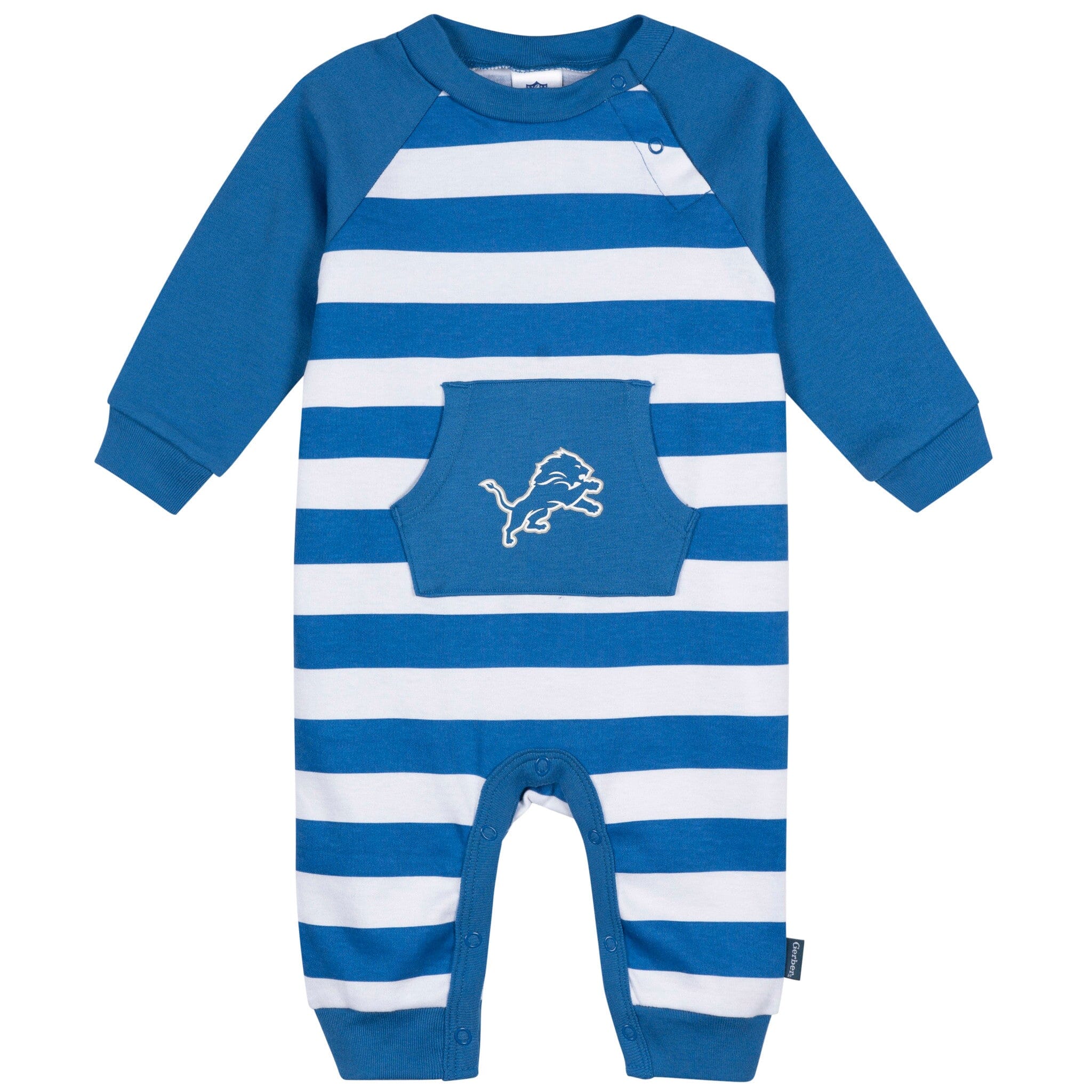 Baby Detroit Lions Football Romper with Pocket