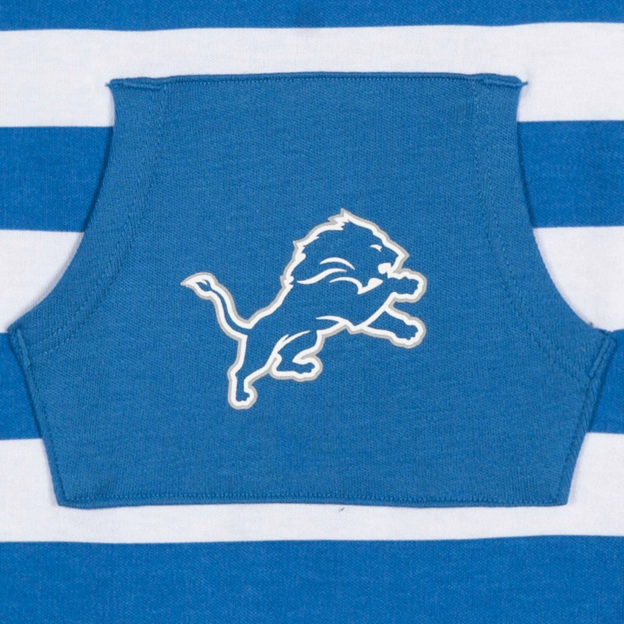 Baby Detroit Lions Football Romper with Pocket - Image 3