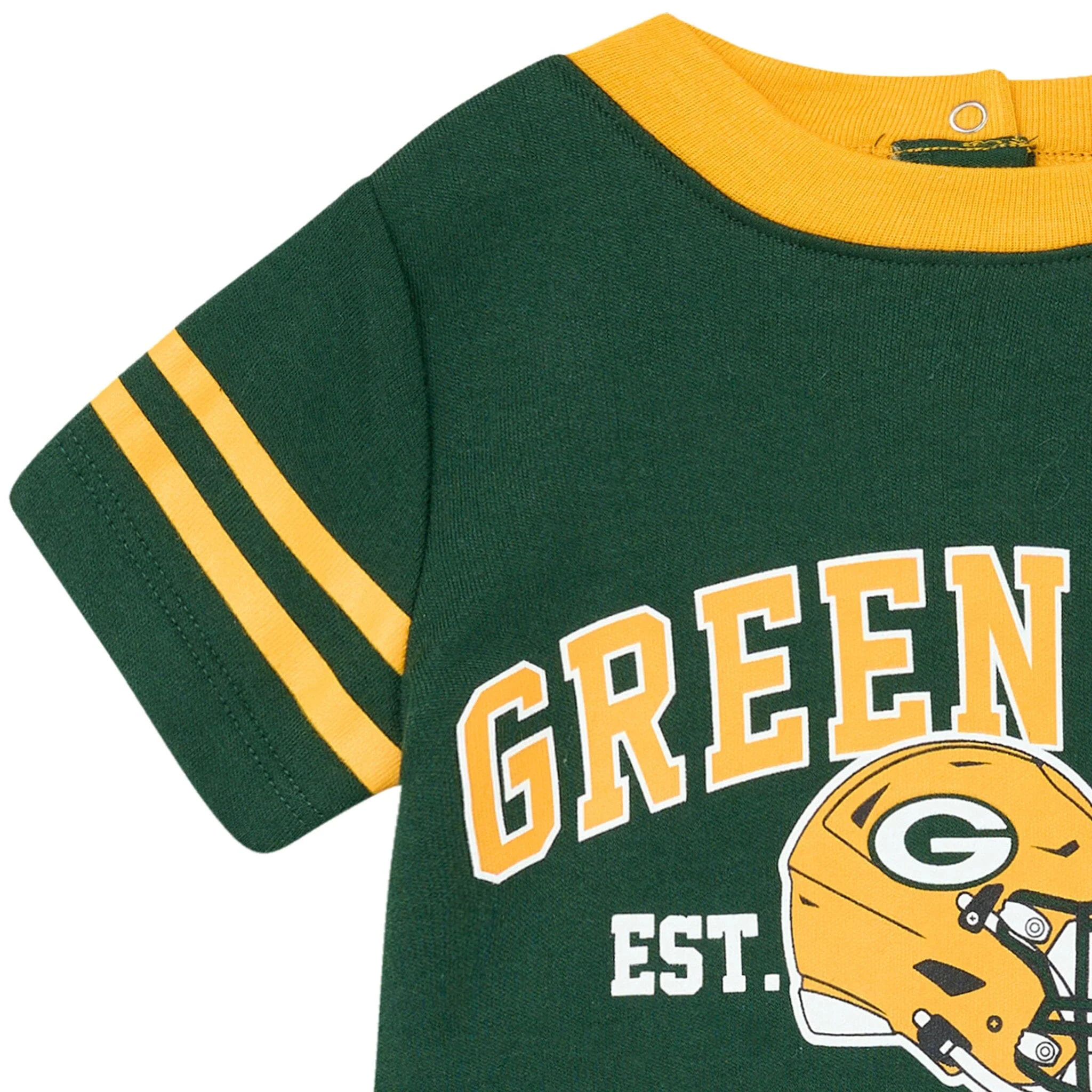 Baby Boys Green Bay Packers Romper - Image 3