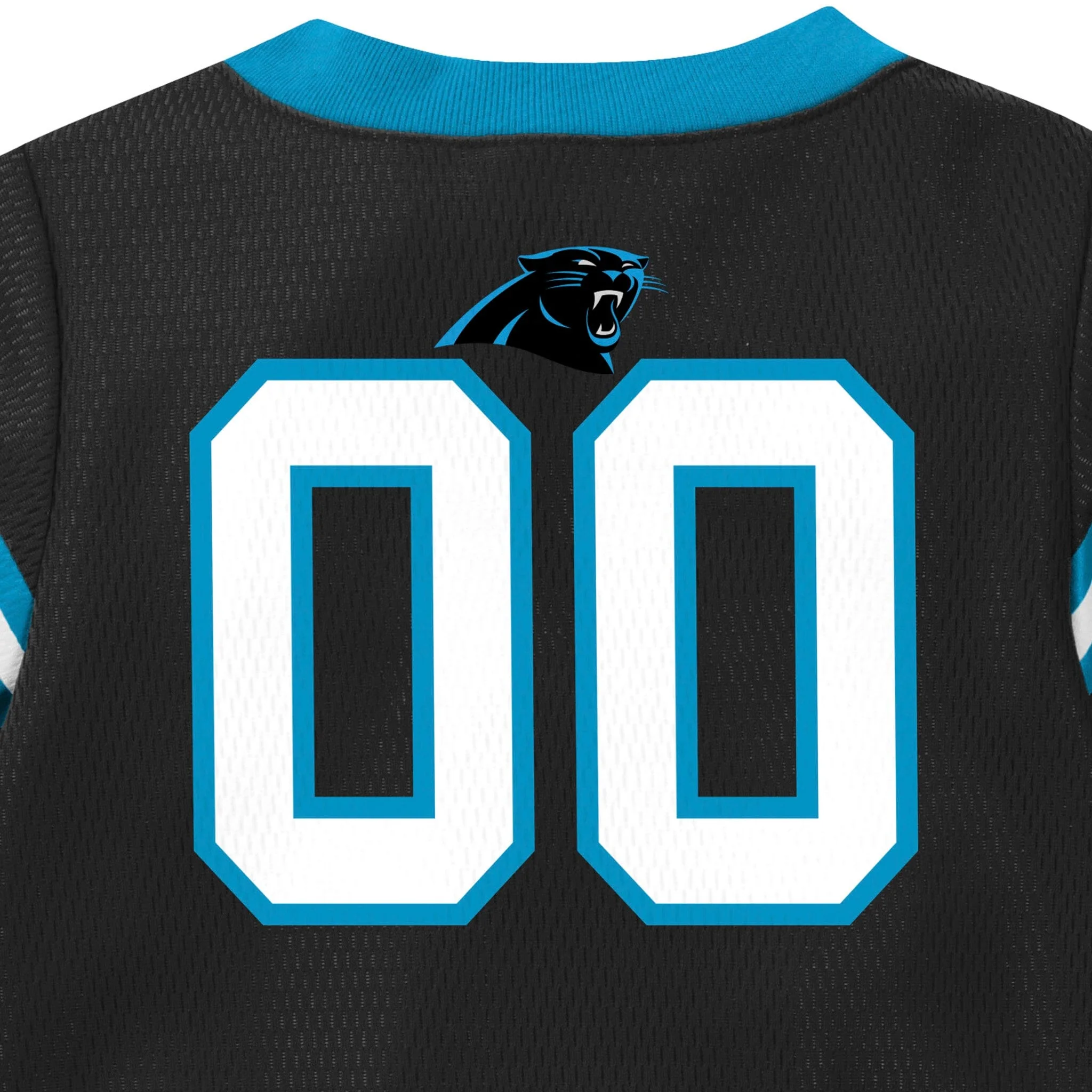 Baby Boys Carolina Panthers Short Sleeve Jersey Bodysuit - Image 6