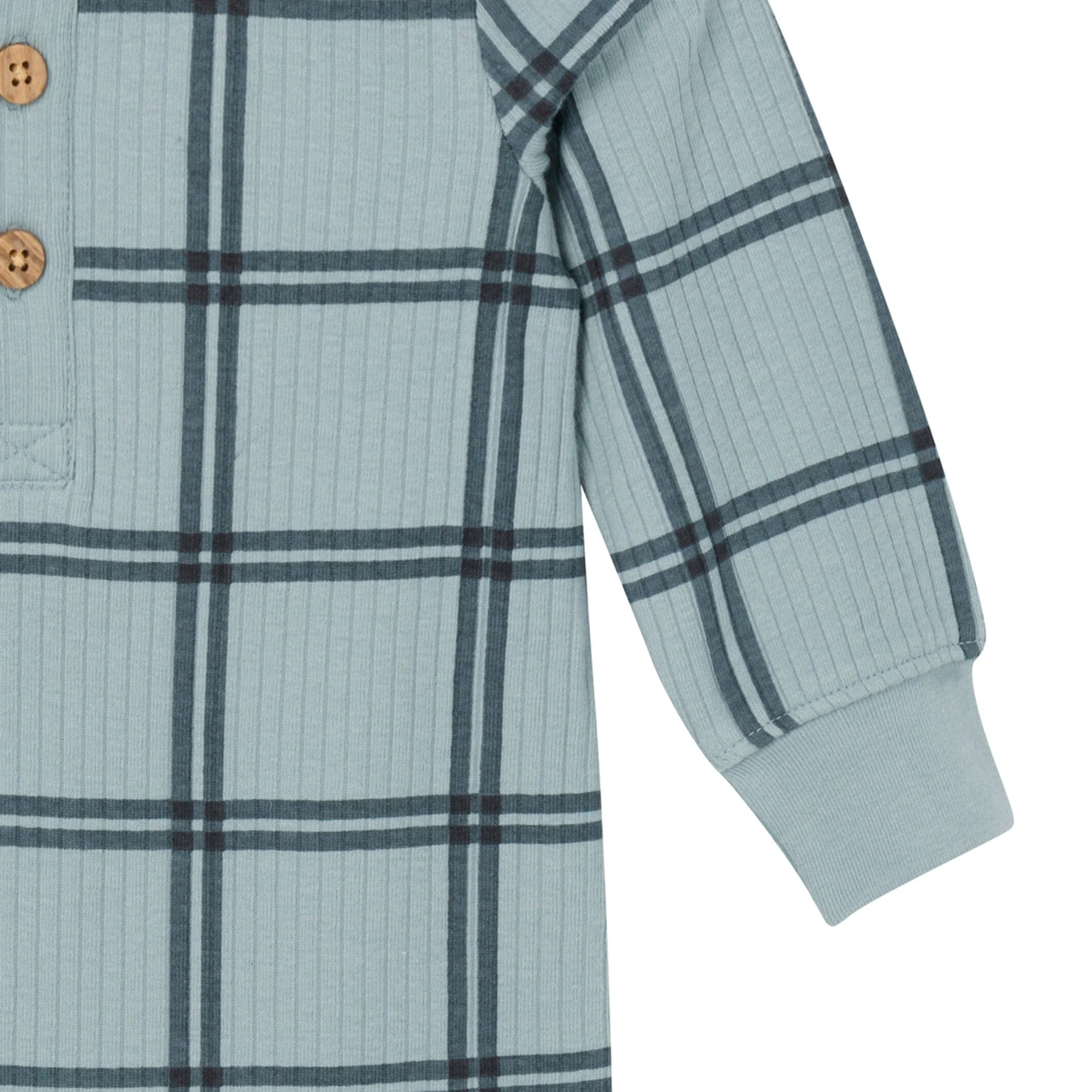 Baby Boys Plaid Romper - Image 3