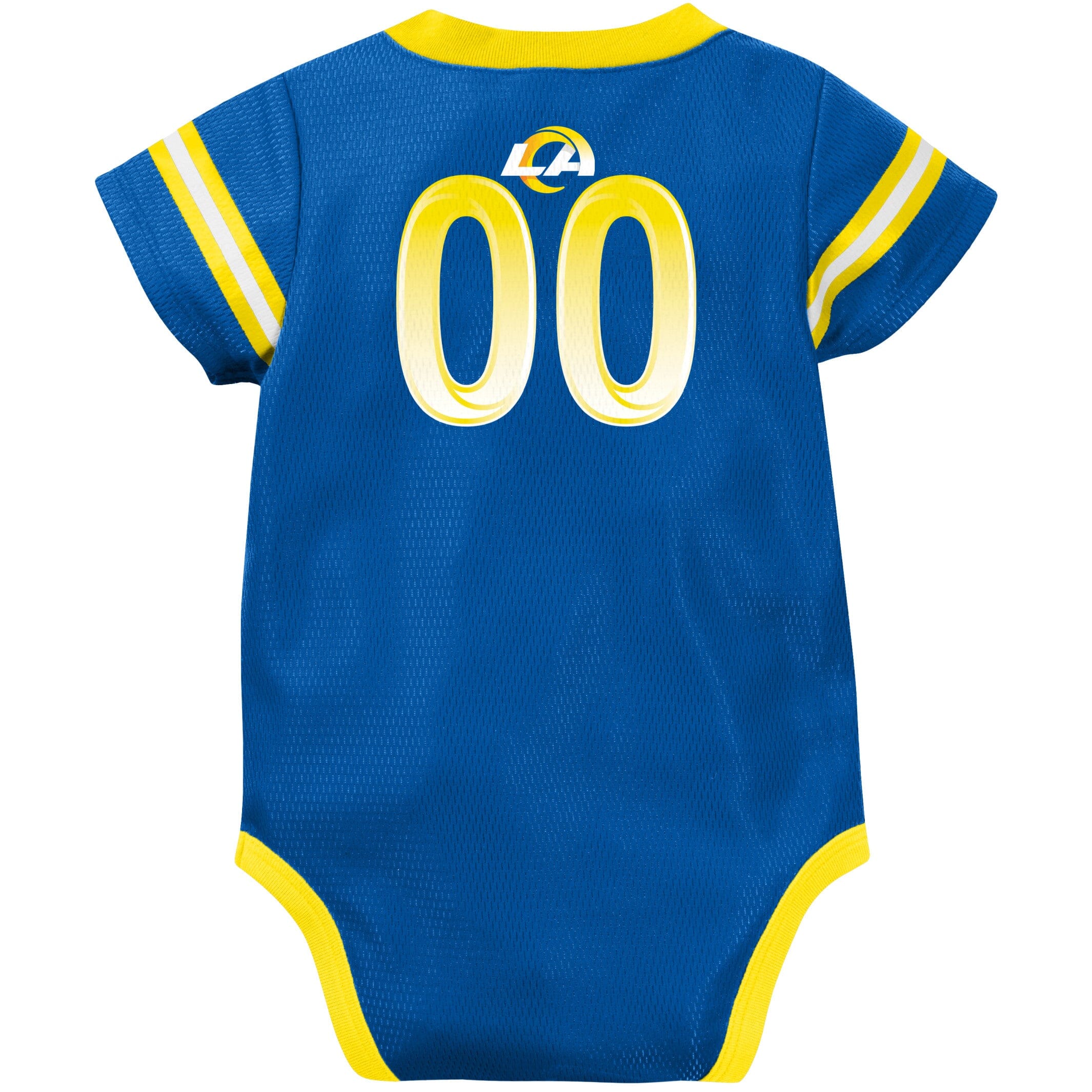 Baby Boys Los Angeles Rams Short Sleeve Jersey Bodysuit - Image 5
