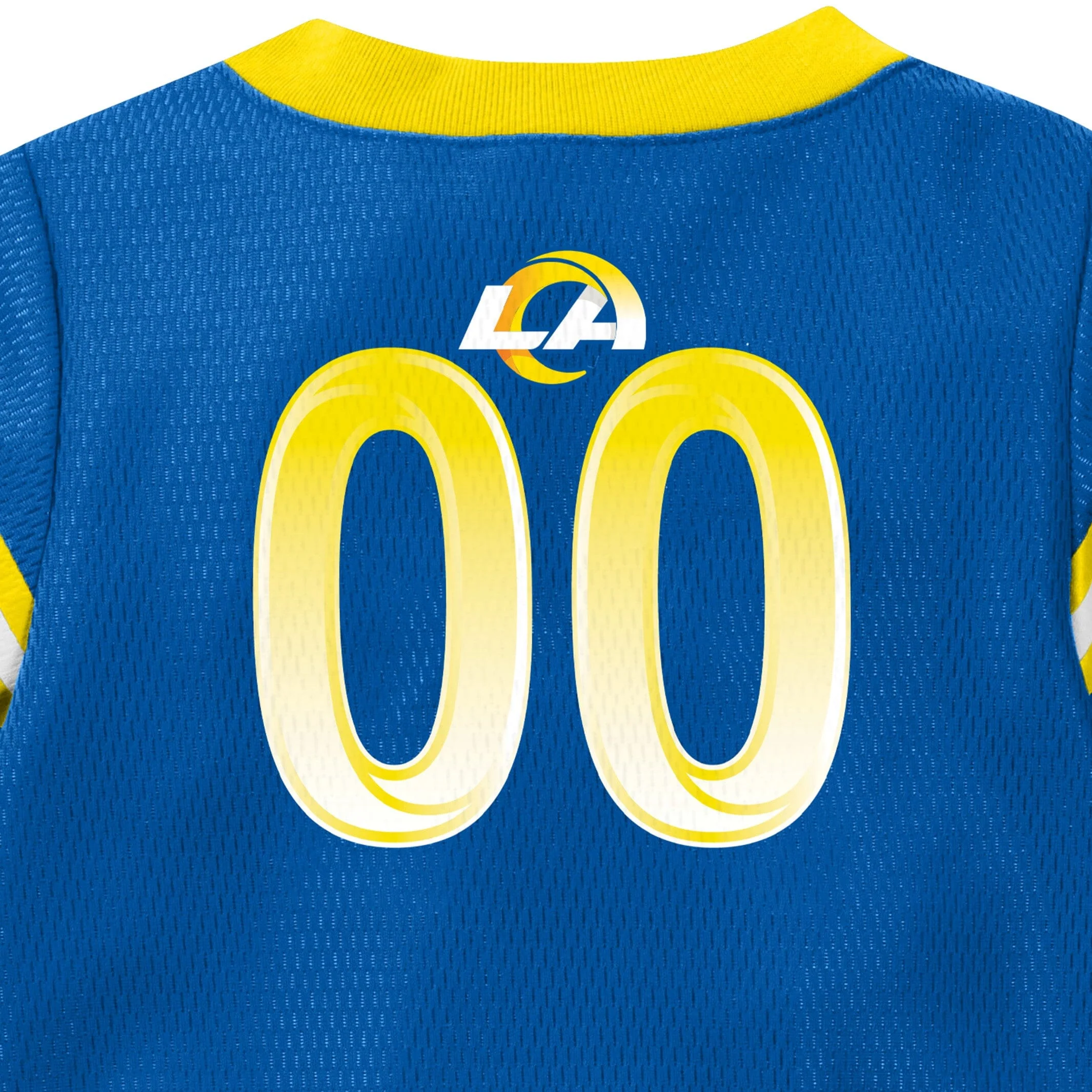 Baby Boys Los Angeles Rams Short Sleeve Jersey Bodysuit - Image 6
