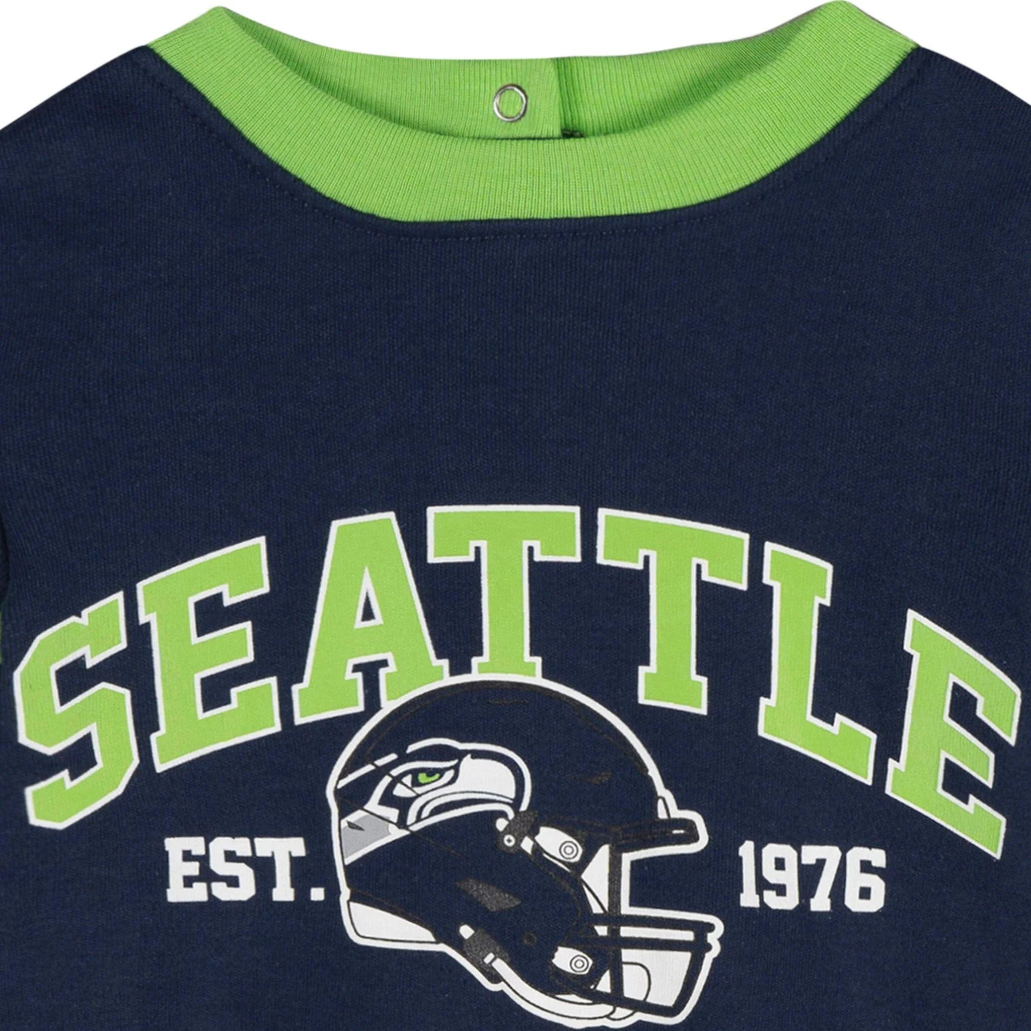Baby Boys Seattle Seahawks Romper - Image 2