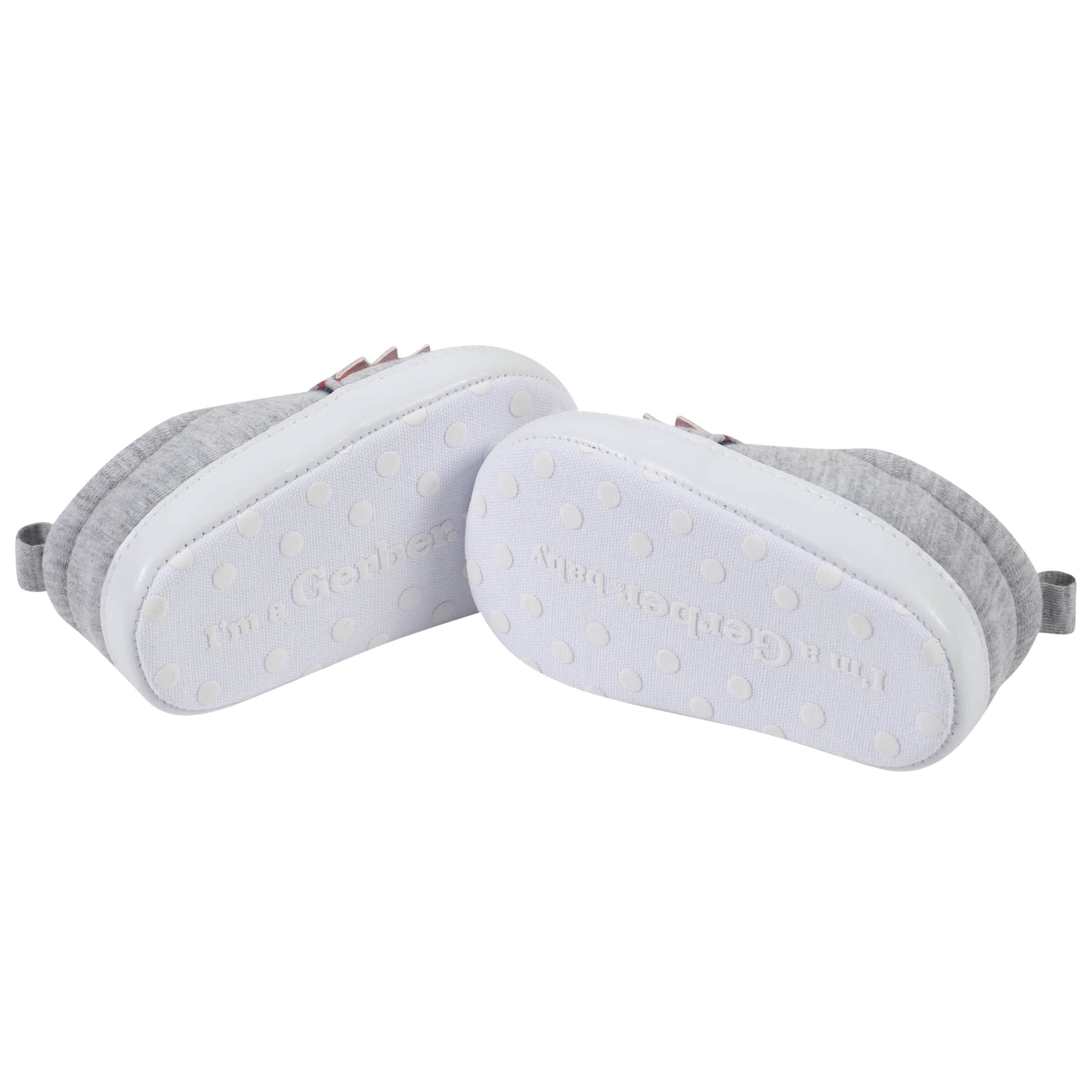 Baby Boys Gray Shark Shoes - Image 4
