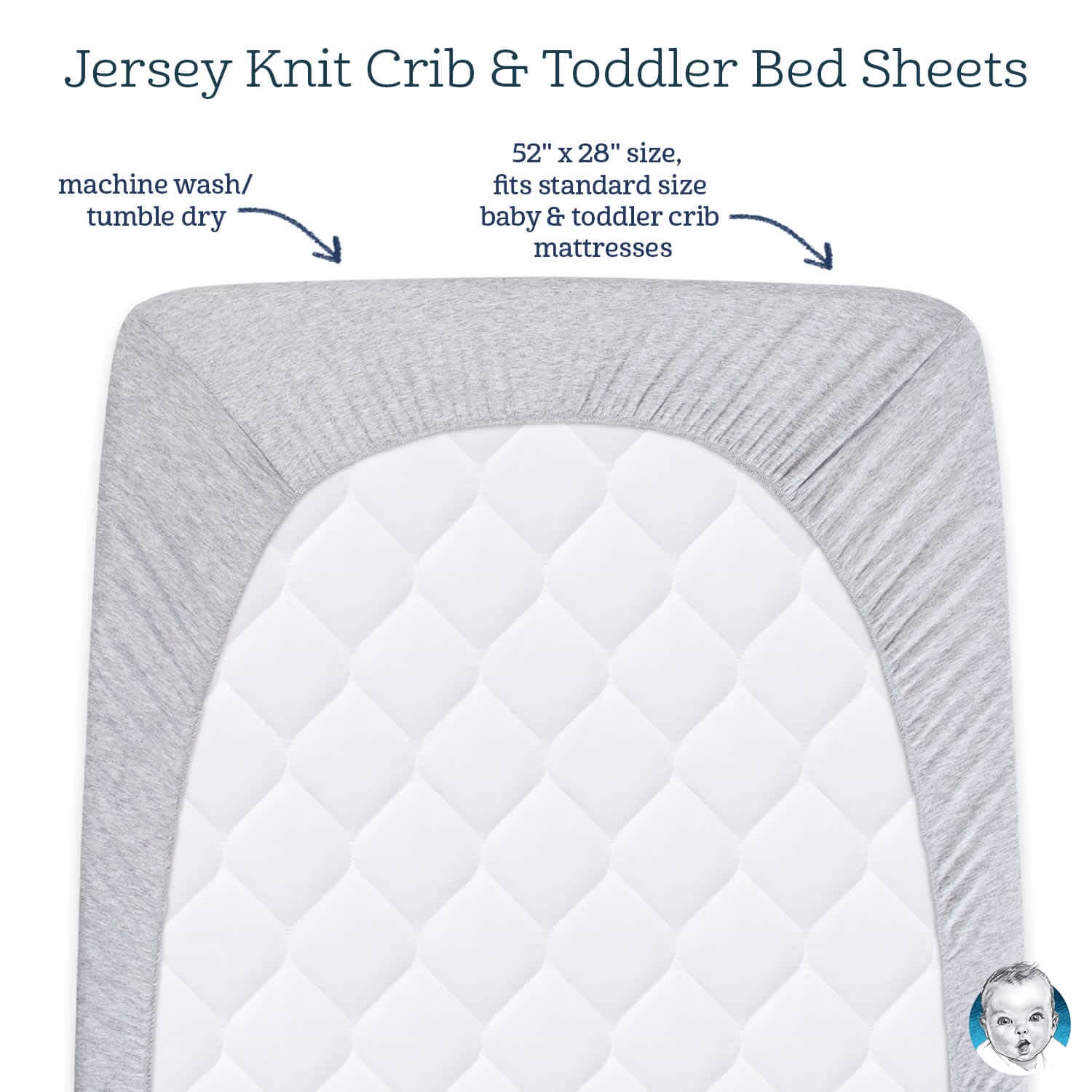 Boys Space Fitted Crib Sheet - Image 2