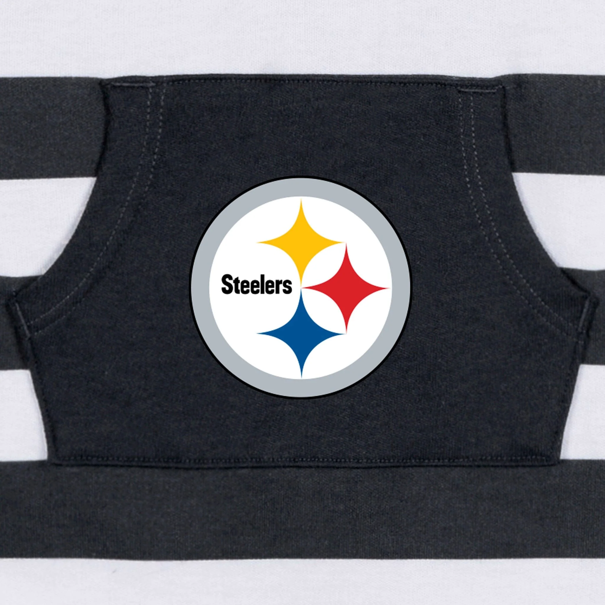 Baby Pittsburgh Steelers Football Romper with Pocket - Image 3