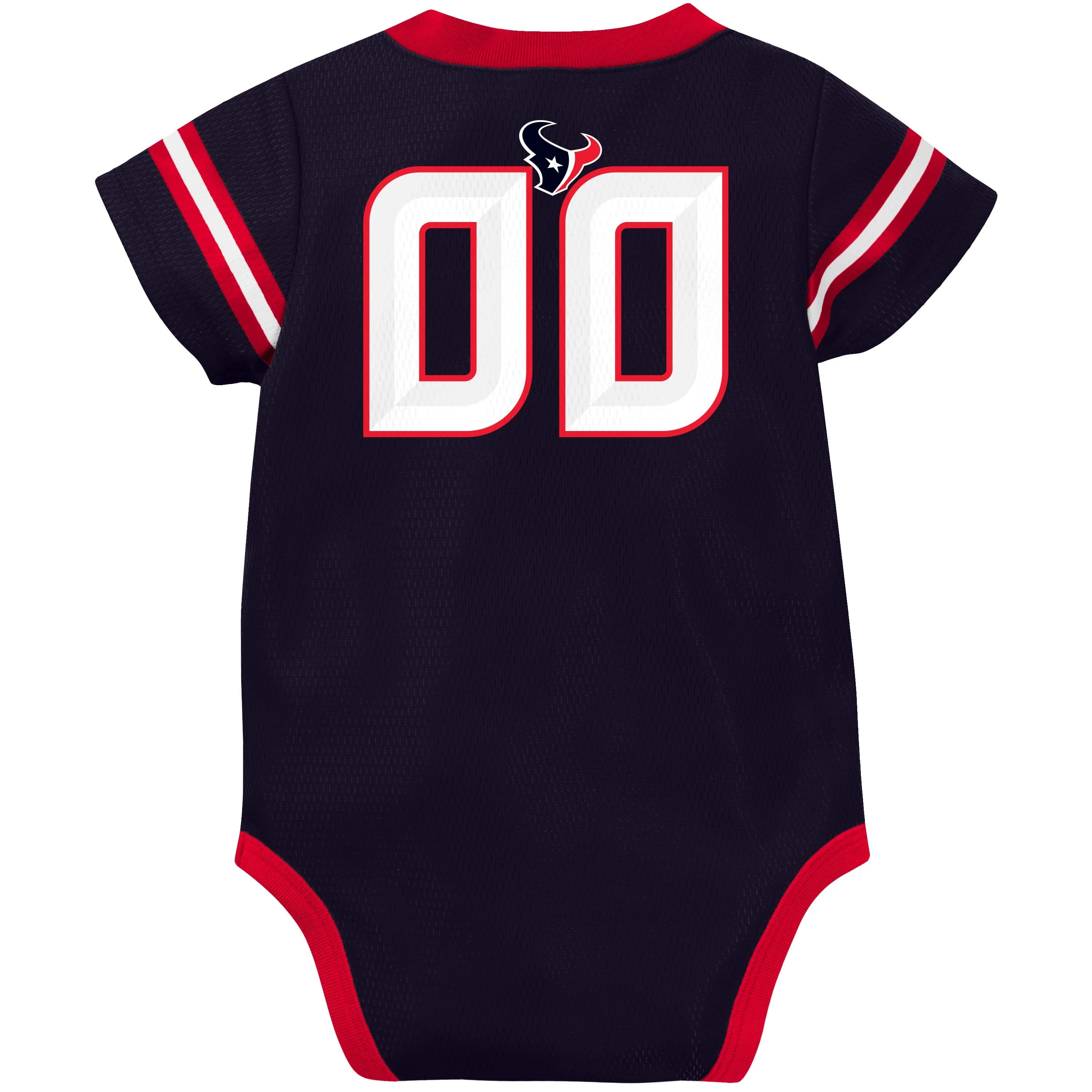 Baby Boys Houston Texans Short Sleeve Jersey Bodysuit - Image 5