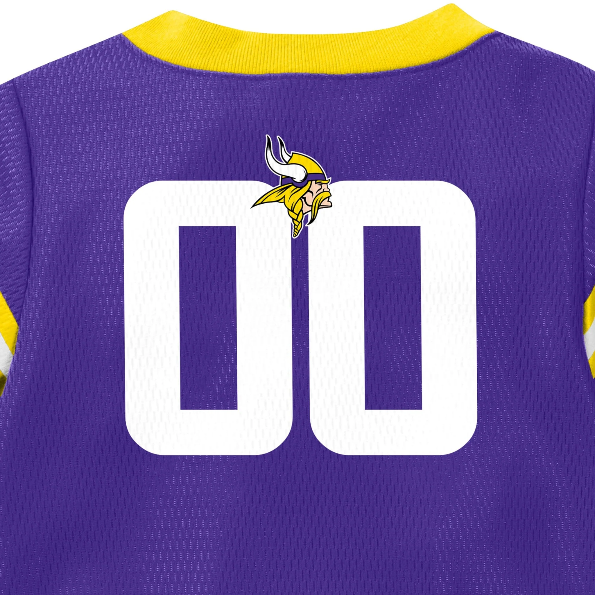 Baby Boys Minnesota Vikings Short Sleeve Jersey Bodysuit - Image 9