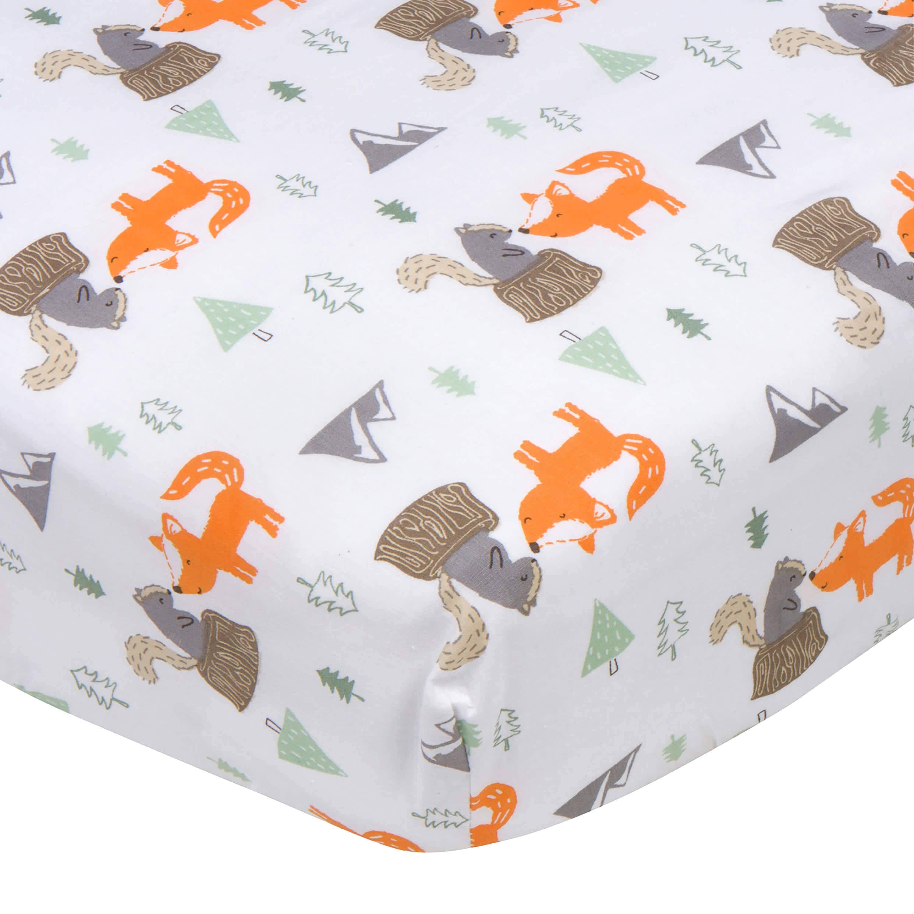 Boys Woodland Fitted Crib Sheet