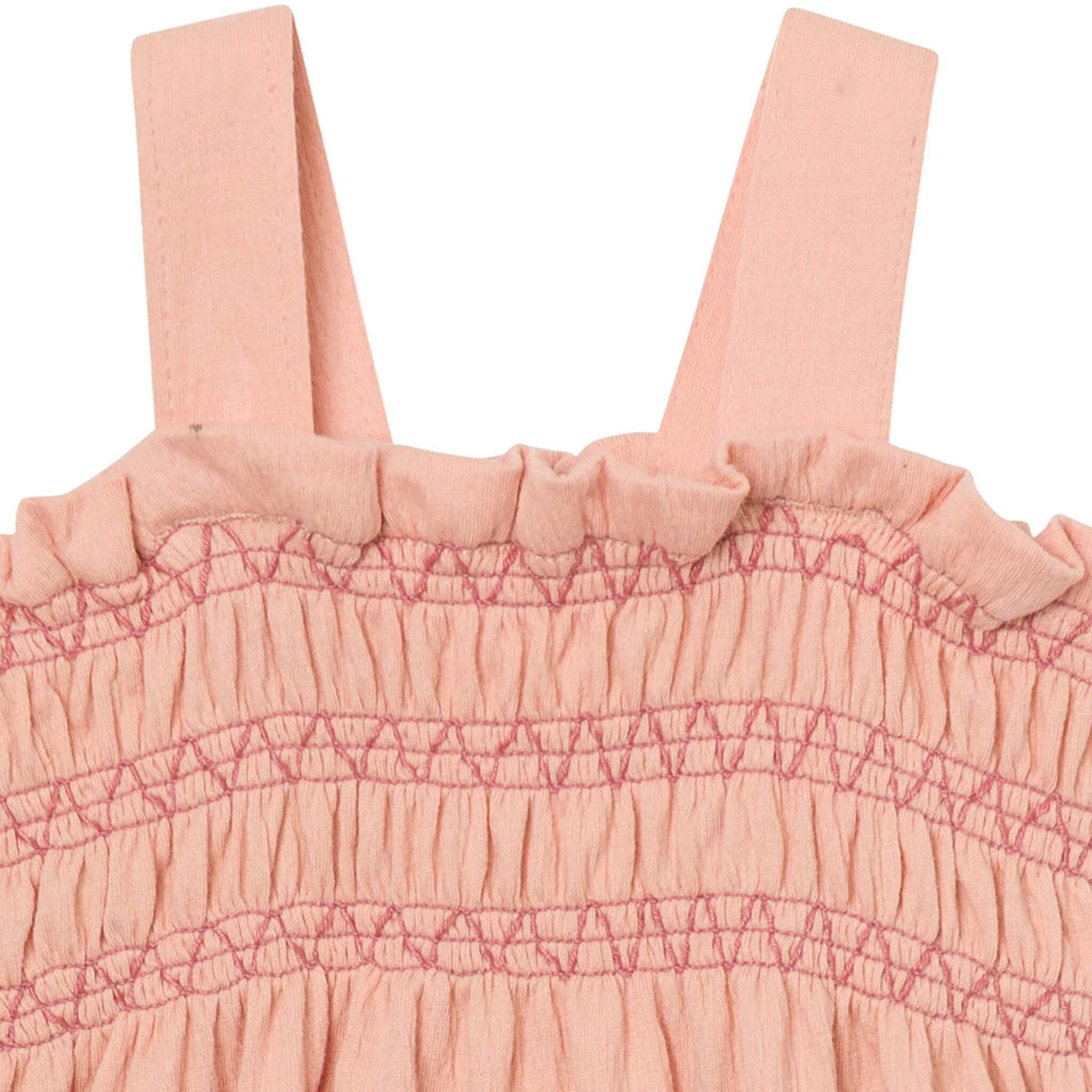 Baby Girls Almost Apricot Long Leg Romper - Image 2