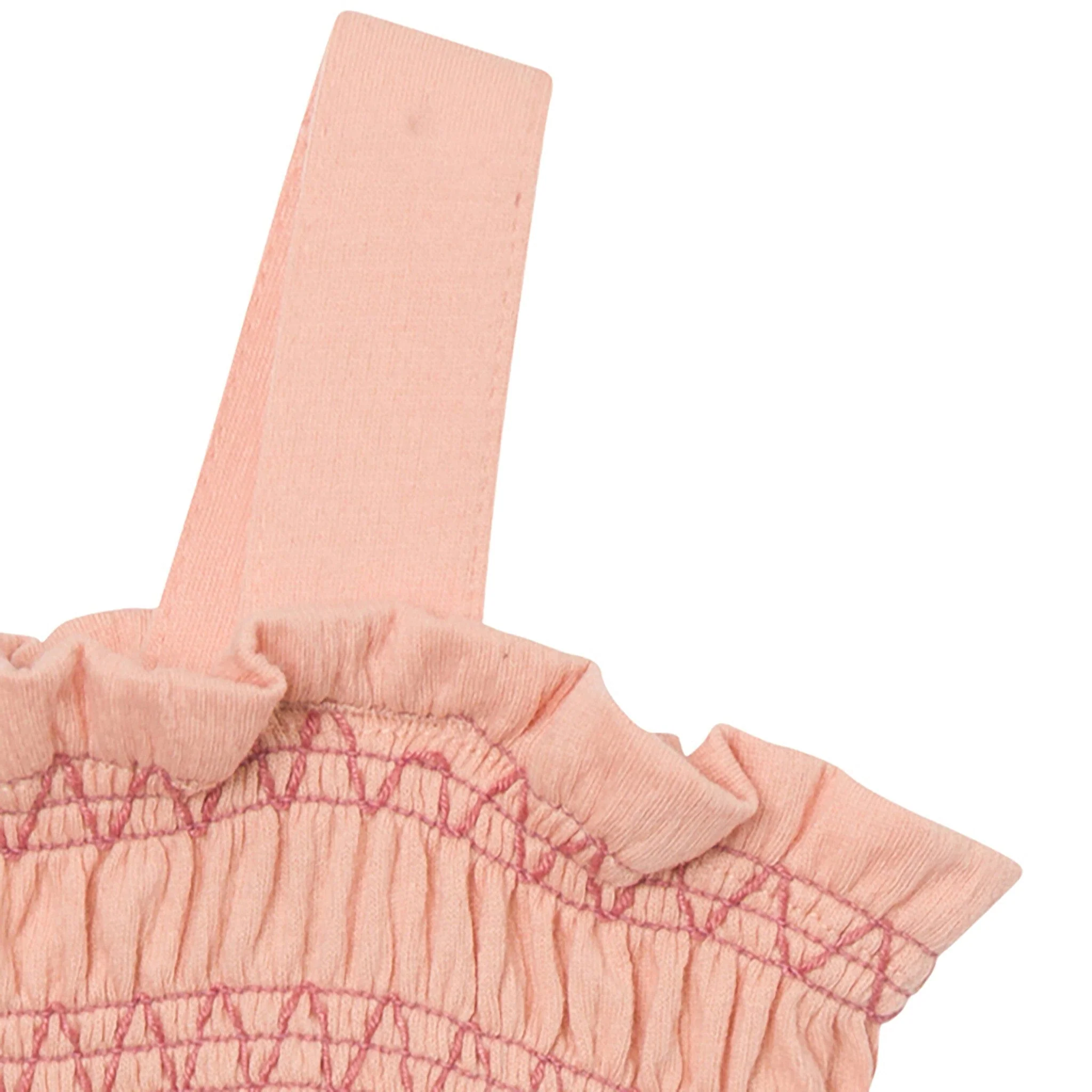 Baby Girls Almost Apricot Long Leg Romper - Image 3