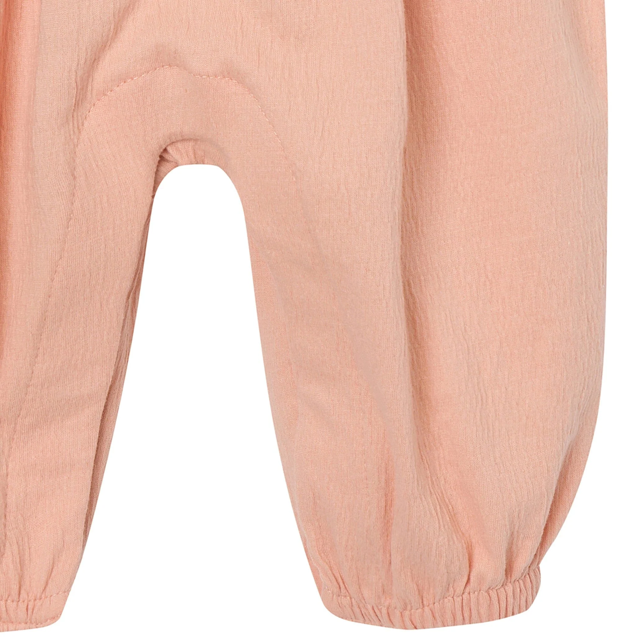Baby Girls Almost Apricot Long Leg Romper - Image 4
