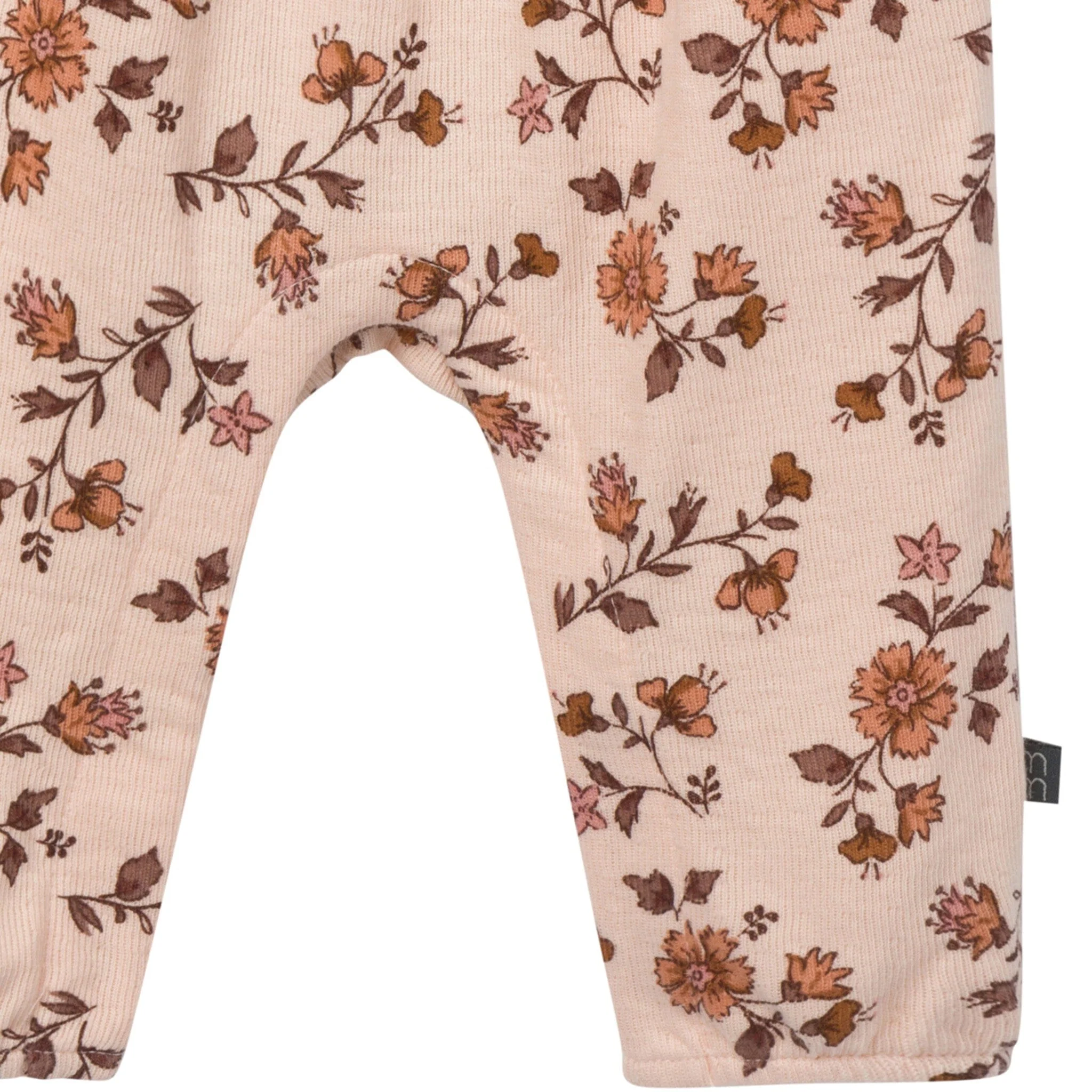 Baby Girls Pink Wildflower Ruffle Collar Romper - Image 4