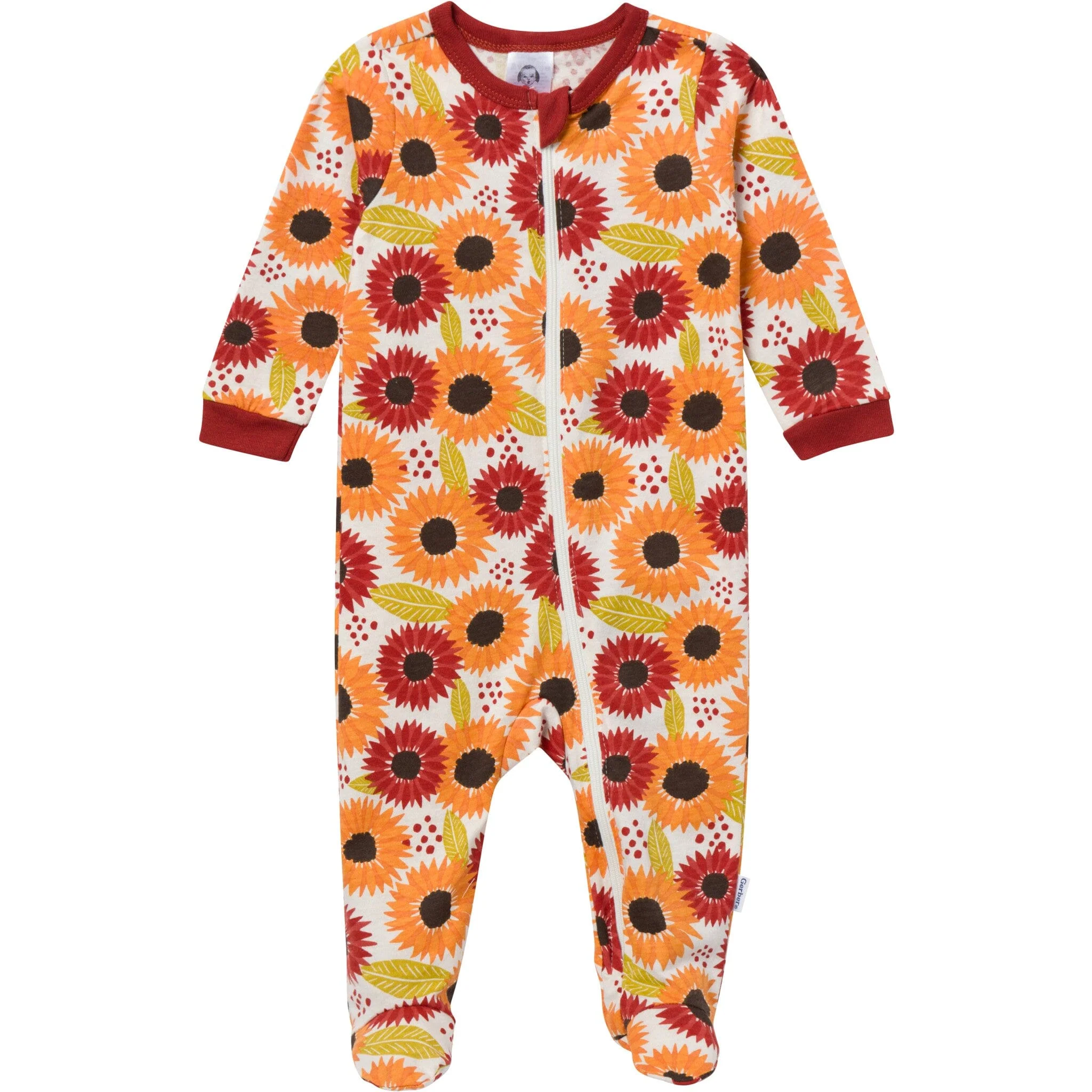 Baby Girls Bright Sunflowers Sleep 'N Play