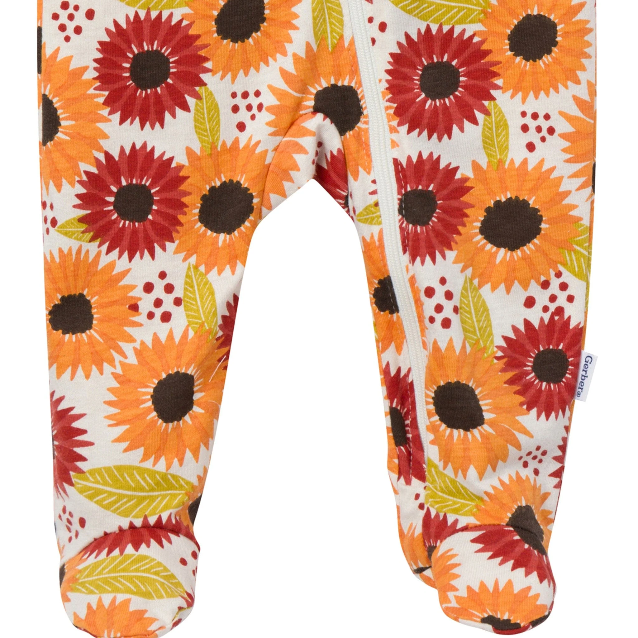 Baby Girls Bright Sunflowers Sleep 'N Play - Image 4