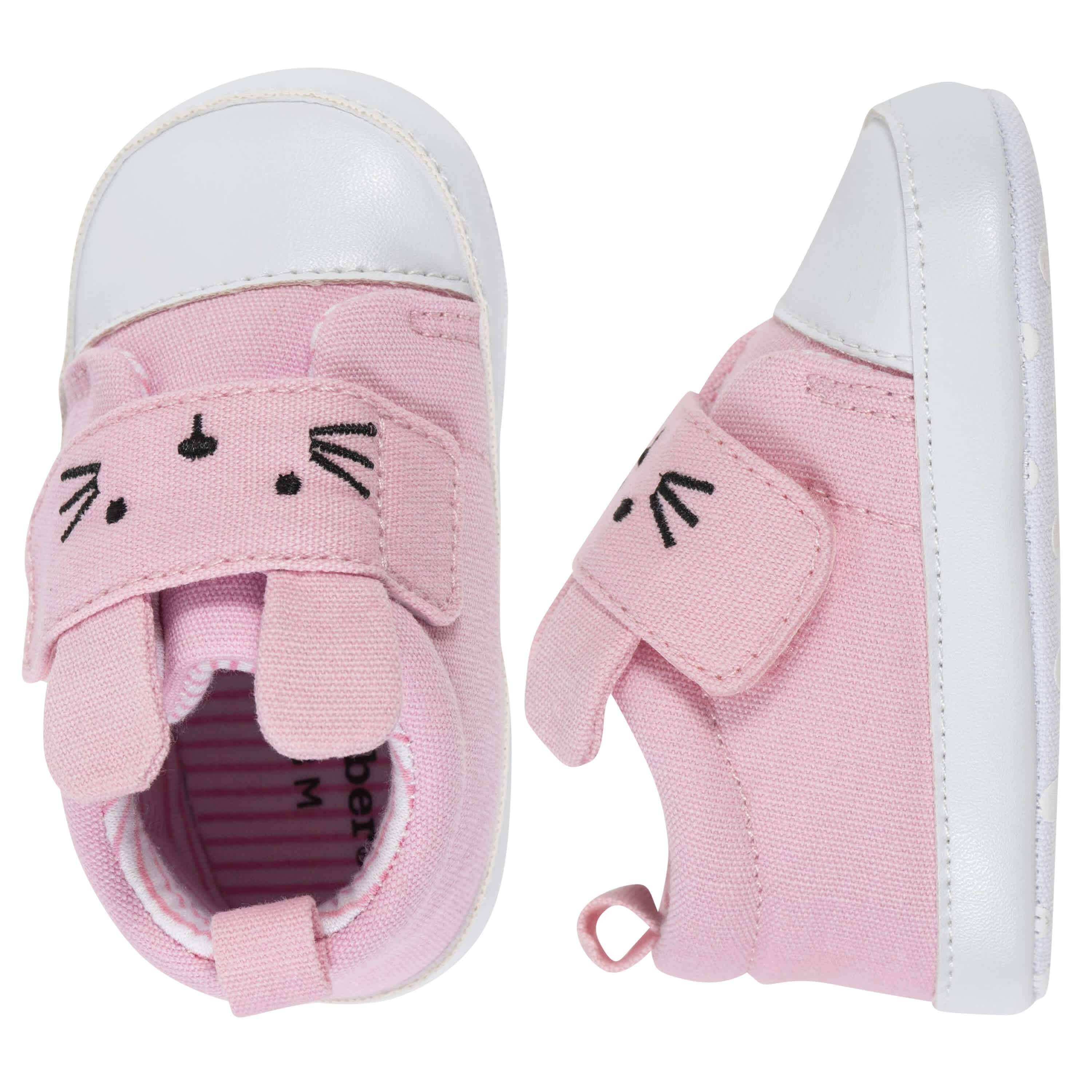 Baby Girls Pink Bunny Shoes - Image 2
