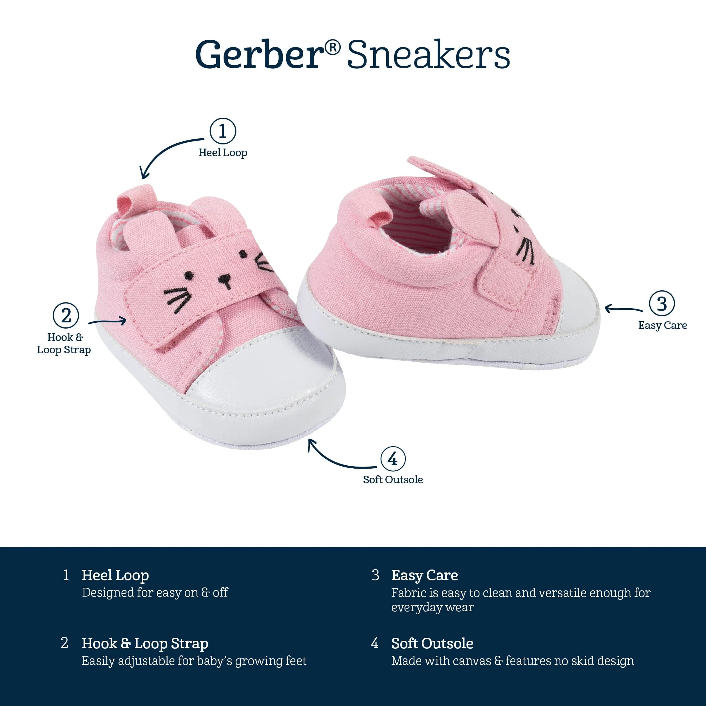 Baby Girls Pink Bunny Shoes - Image 5