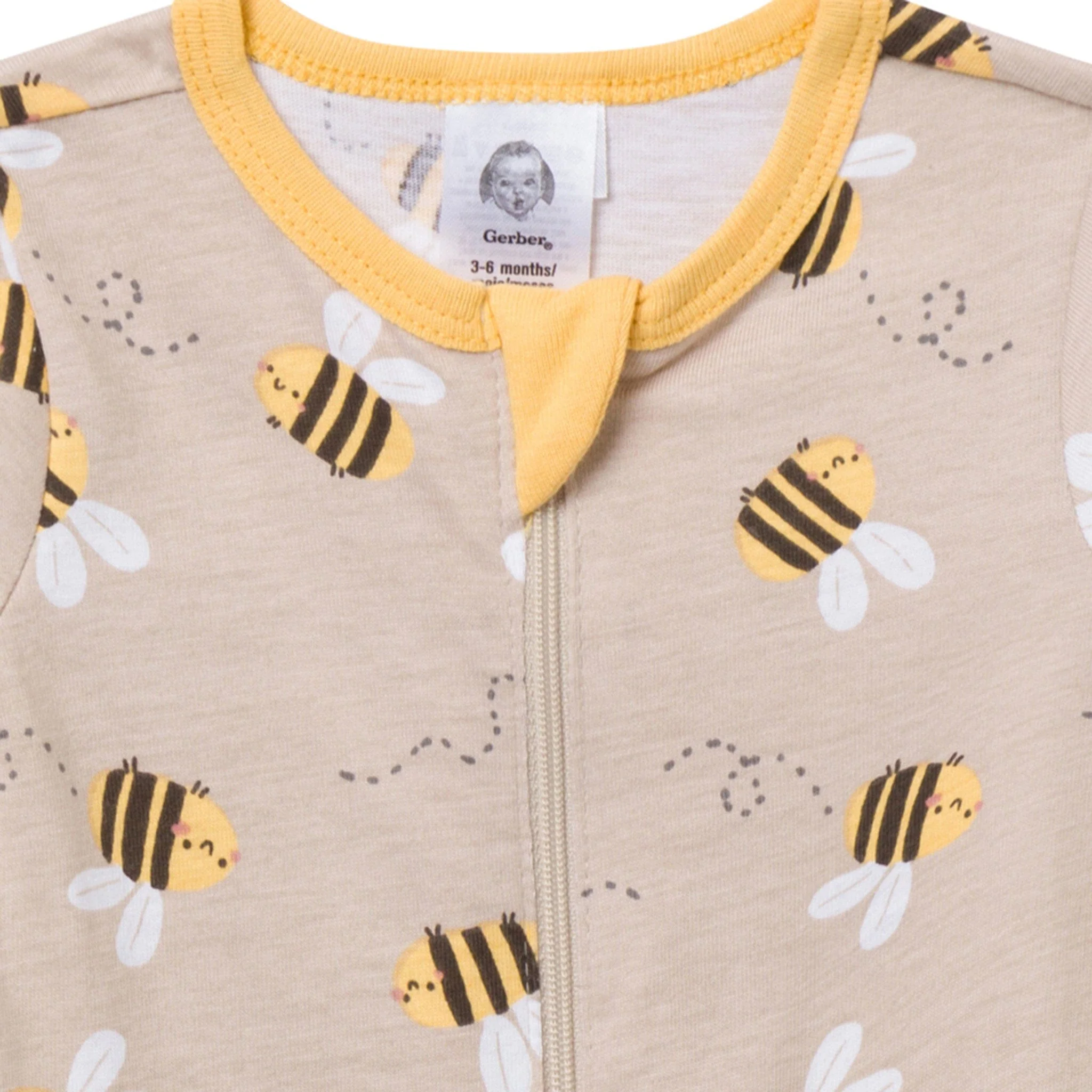 Baby Girls Busy Bees Sleep 'N Play - Image 5