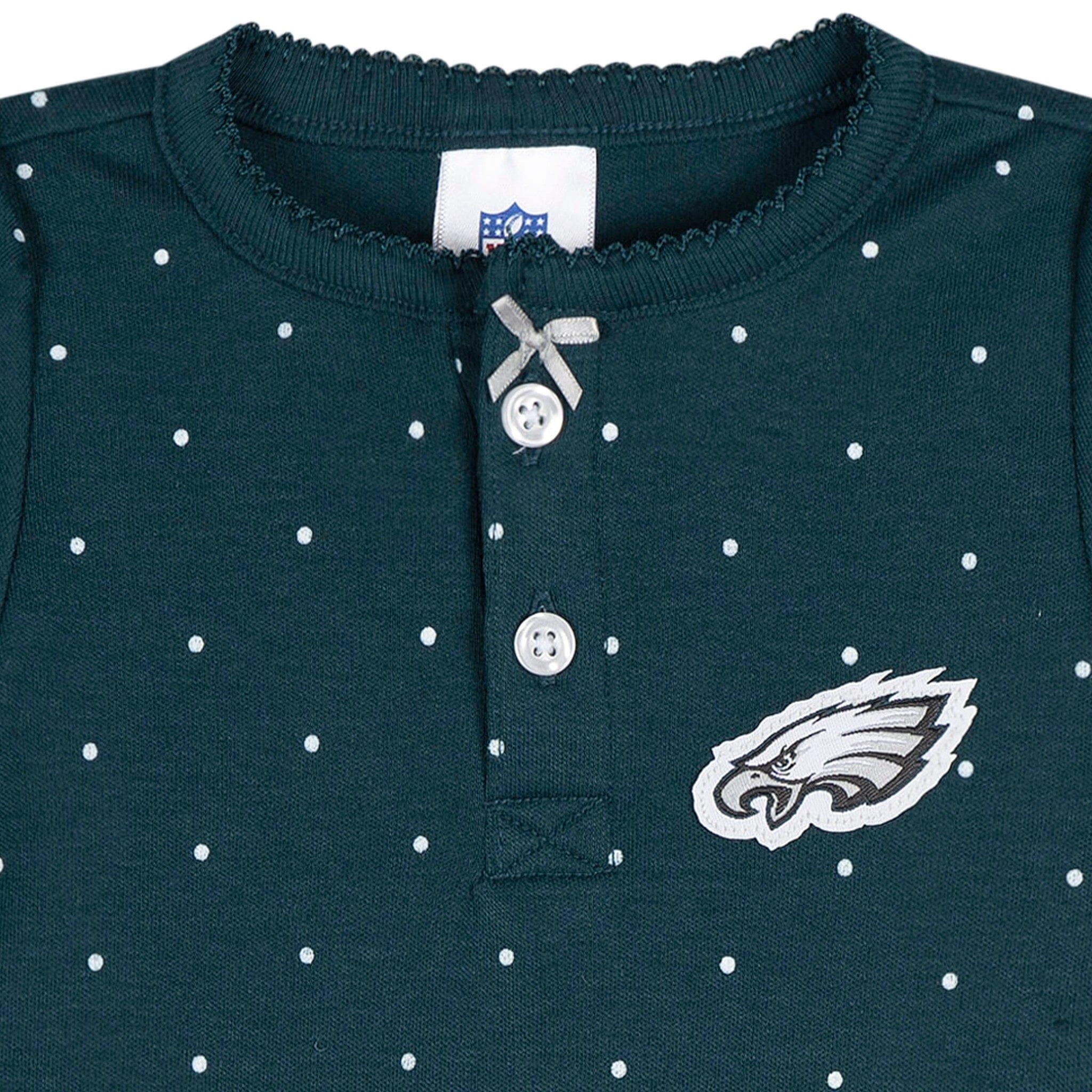 Baby Girls Philadelphia Eagles Romper - Image 2
