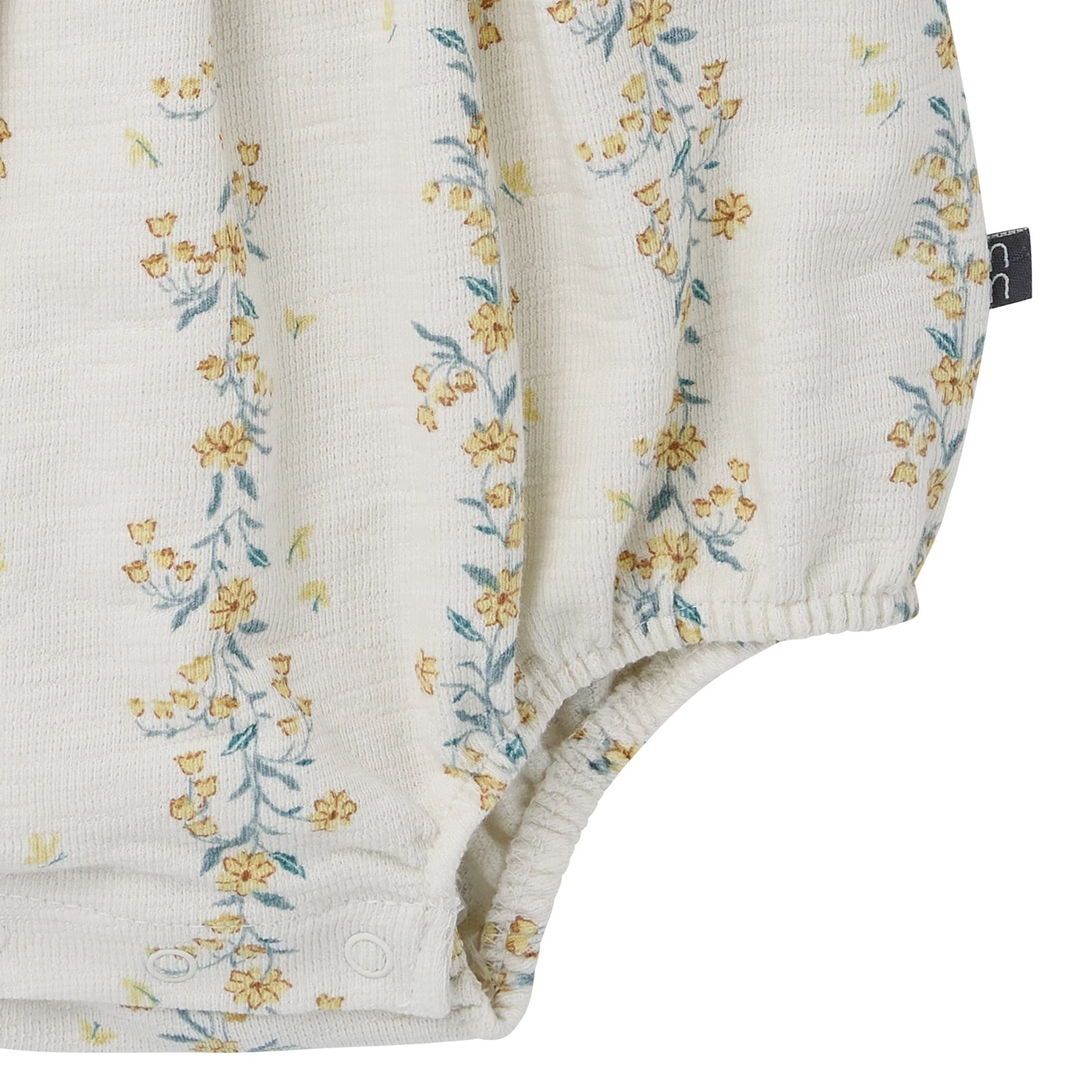 Baby Girls Floral Vines Bubble Romper - Image 4