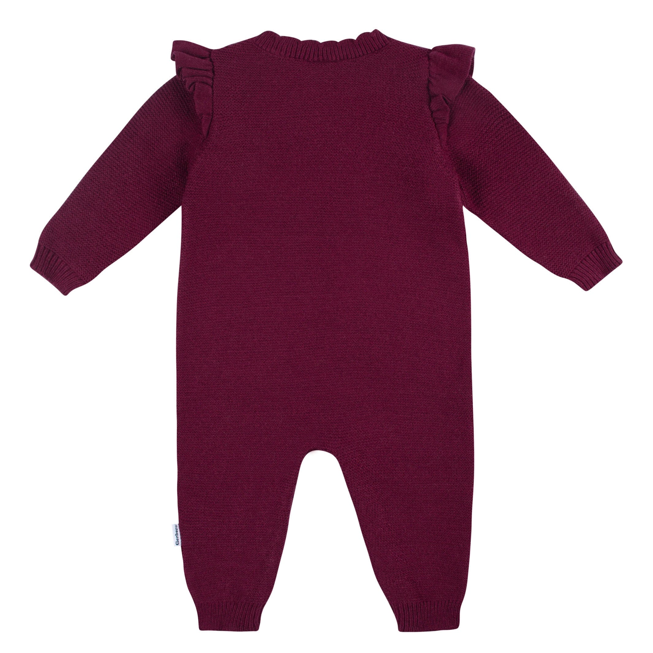 Baby Girls Flowers Sweater Knit Romper - Image 5