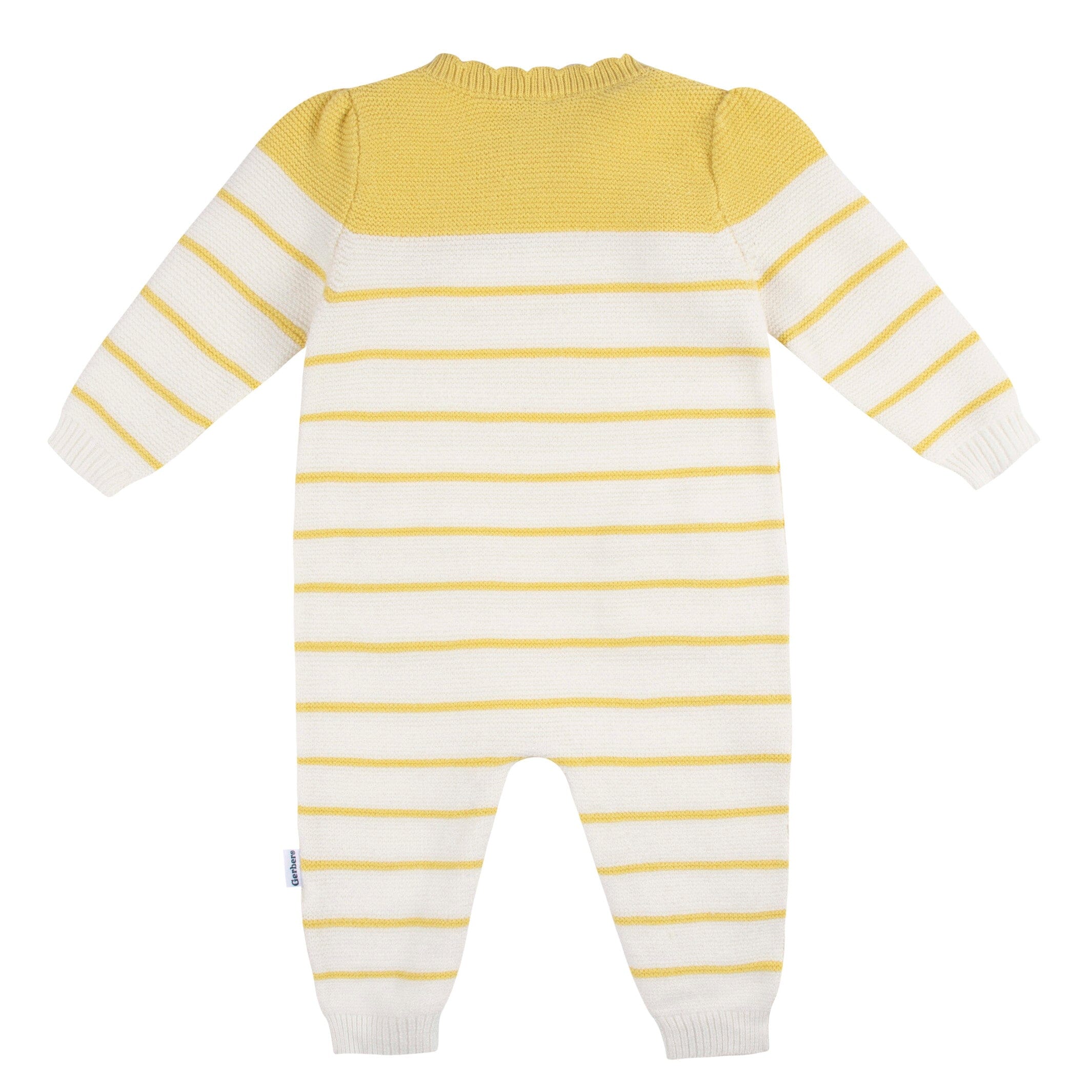 Baby Girls Fox Sweater Knit Romper - Image 4