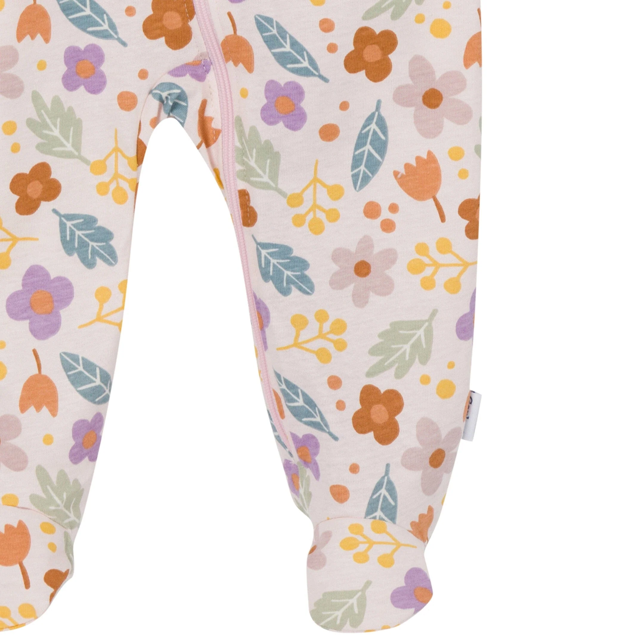 Baby Girls Garden Floral Sleep 'N Play - Image 4