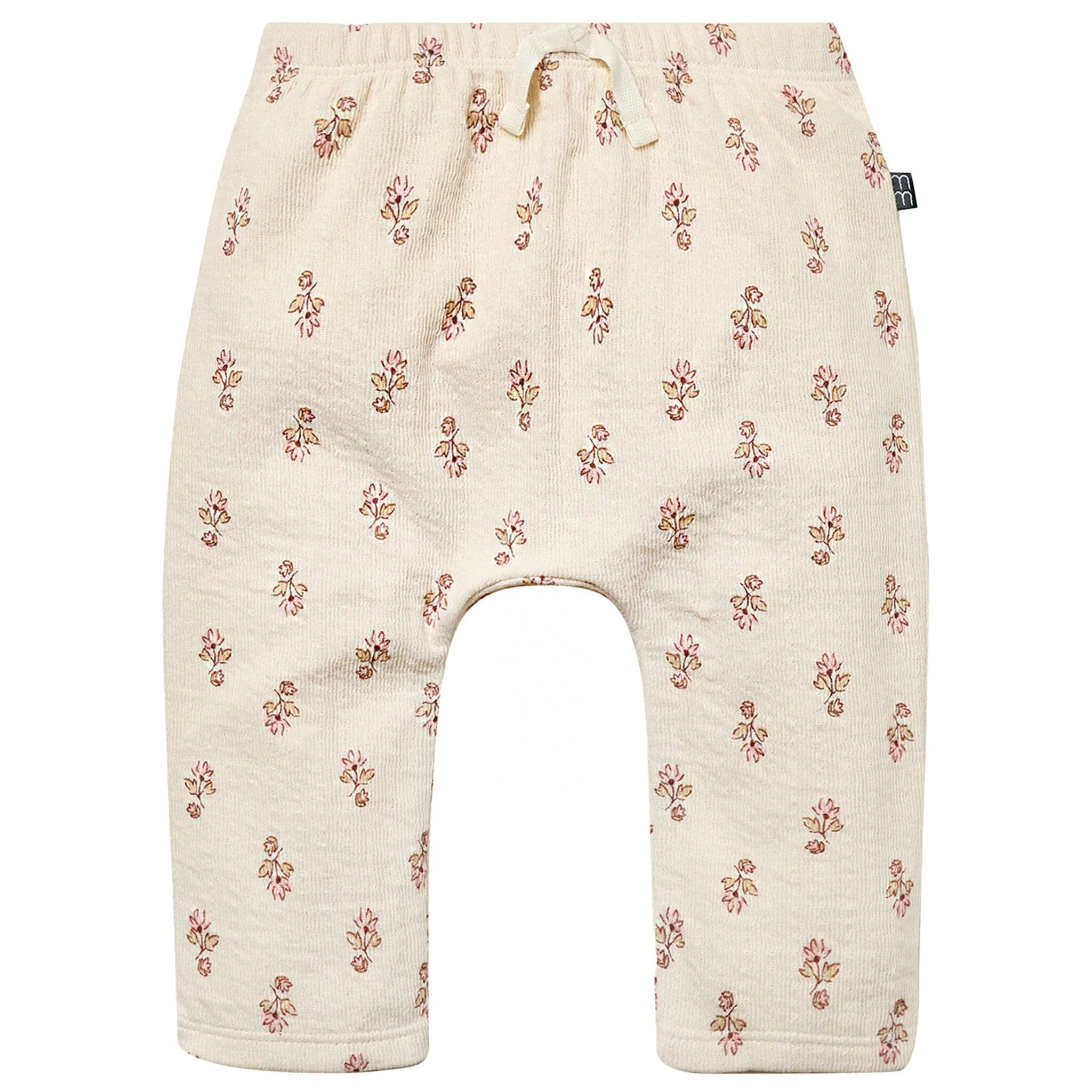Baby Girls Beige Flowers Harem Pants