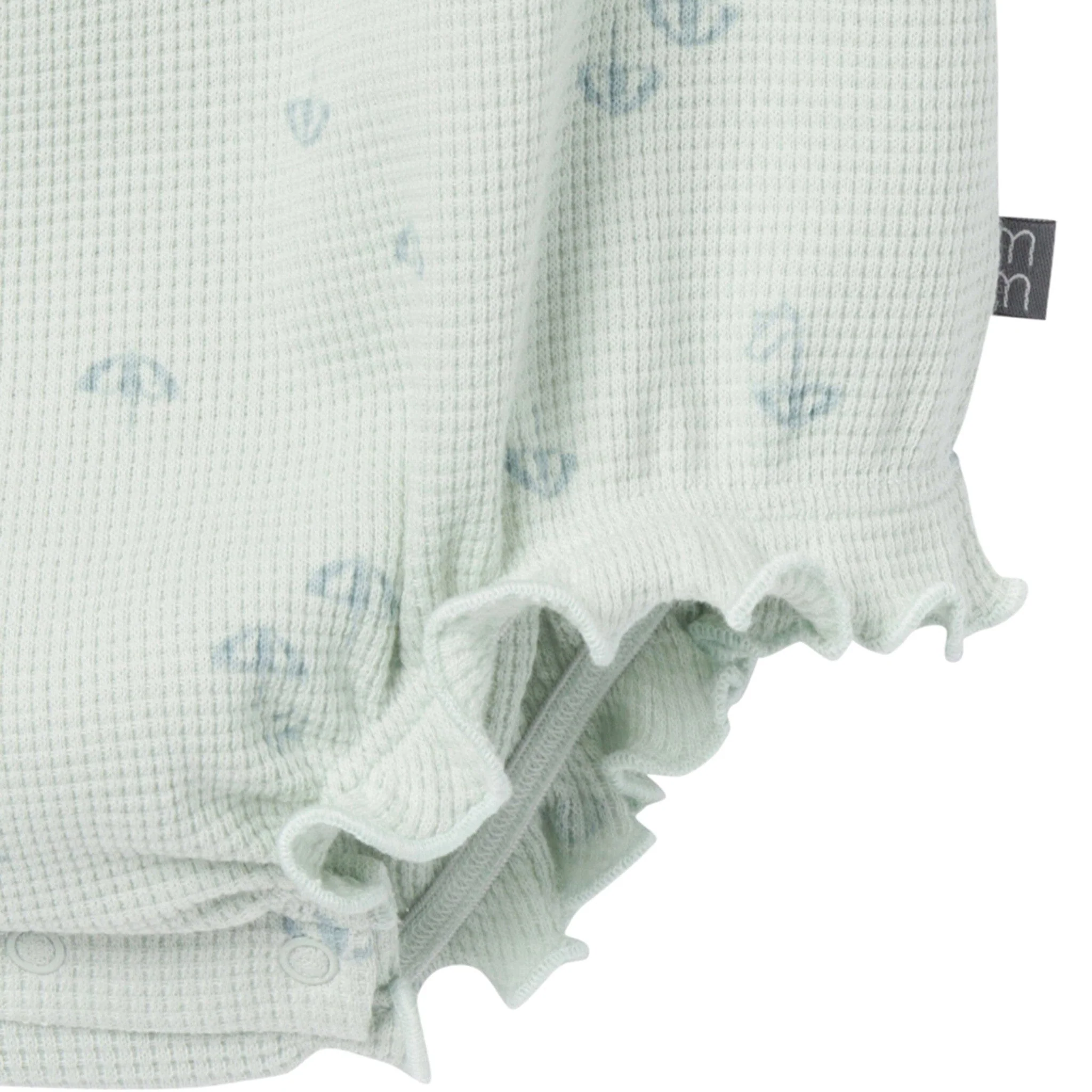 Baby Girls Light Sky Beach Umbrella Bubble Romper - Image 6