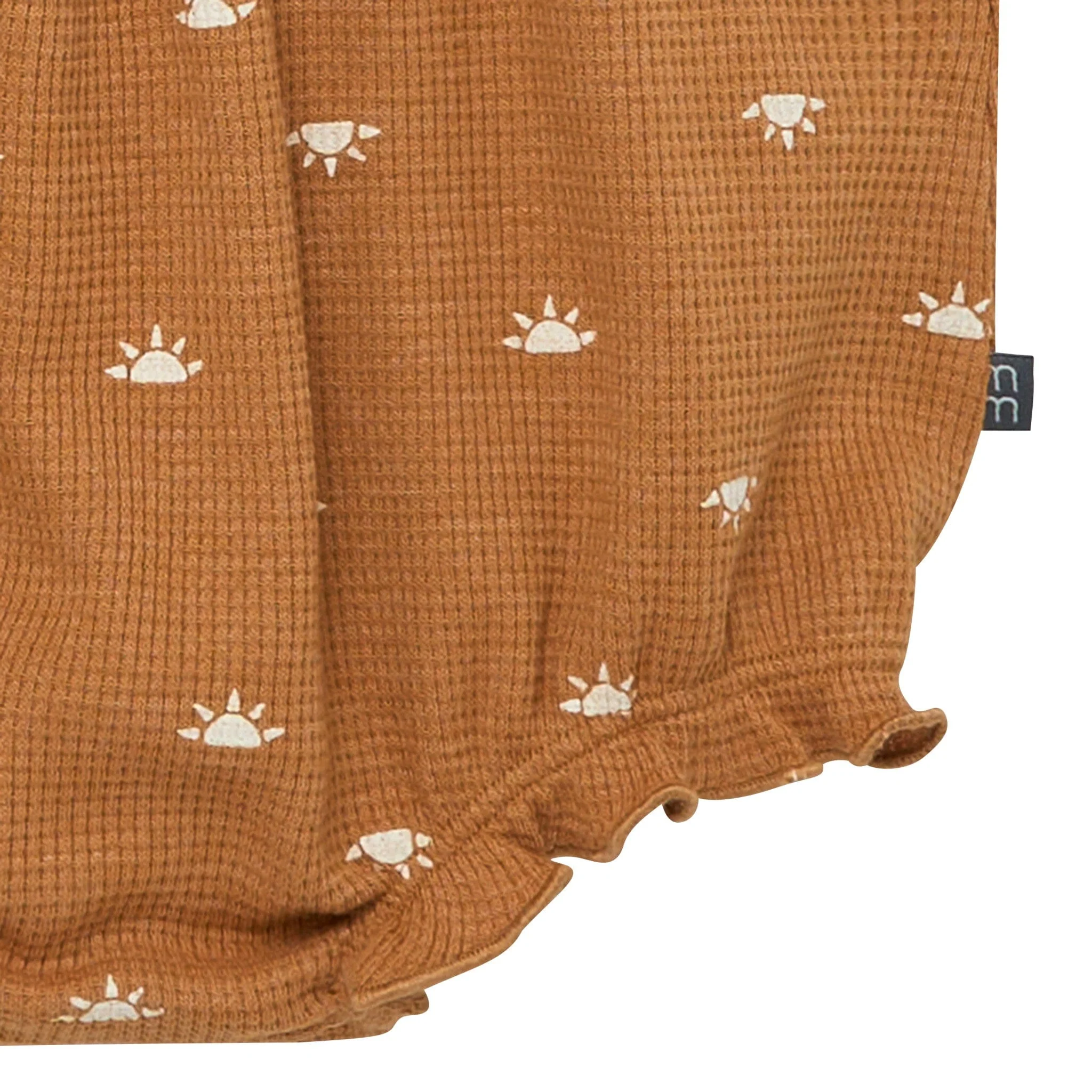 Baby Girls Brown Sun Bubble Romper - Image 6