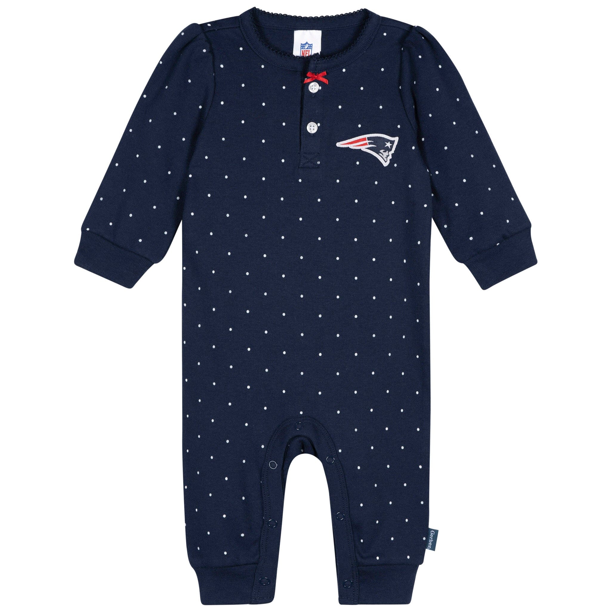 Baby Girls New England Patriots Romper