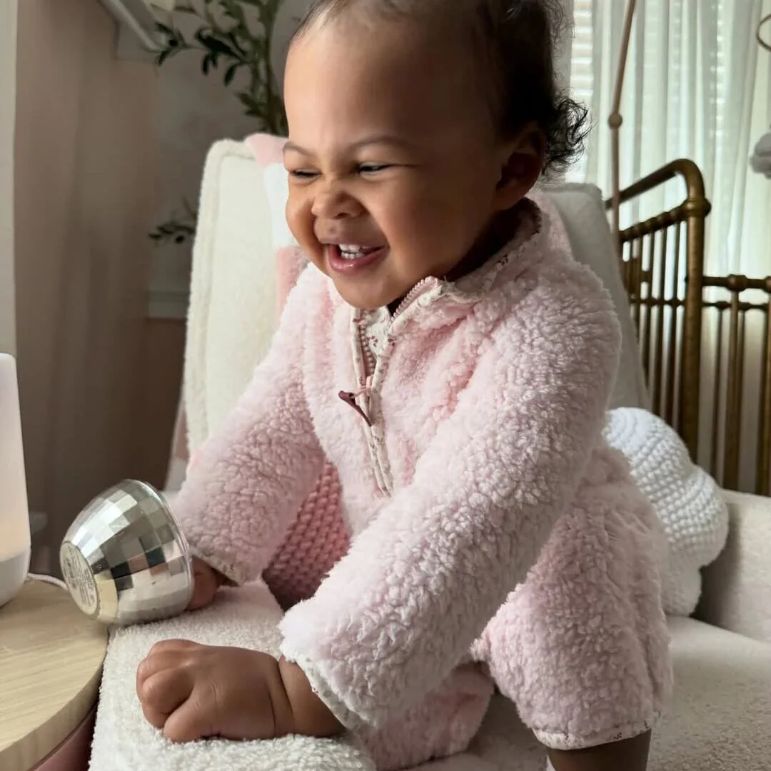 Baby Girls Pink Sherpa Romper - Image 4