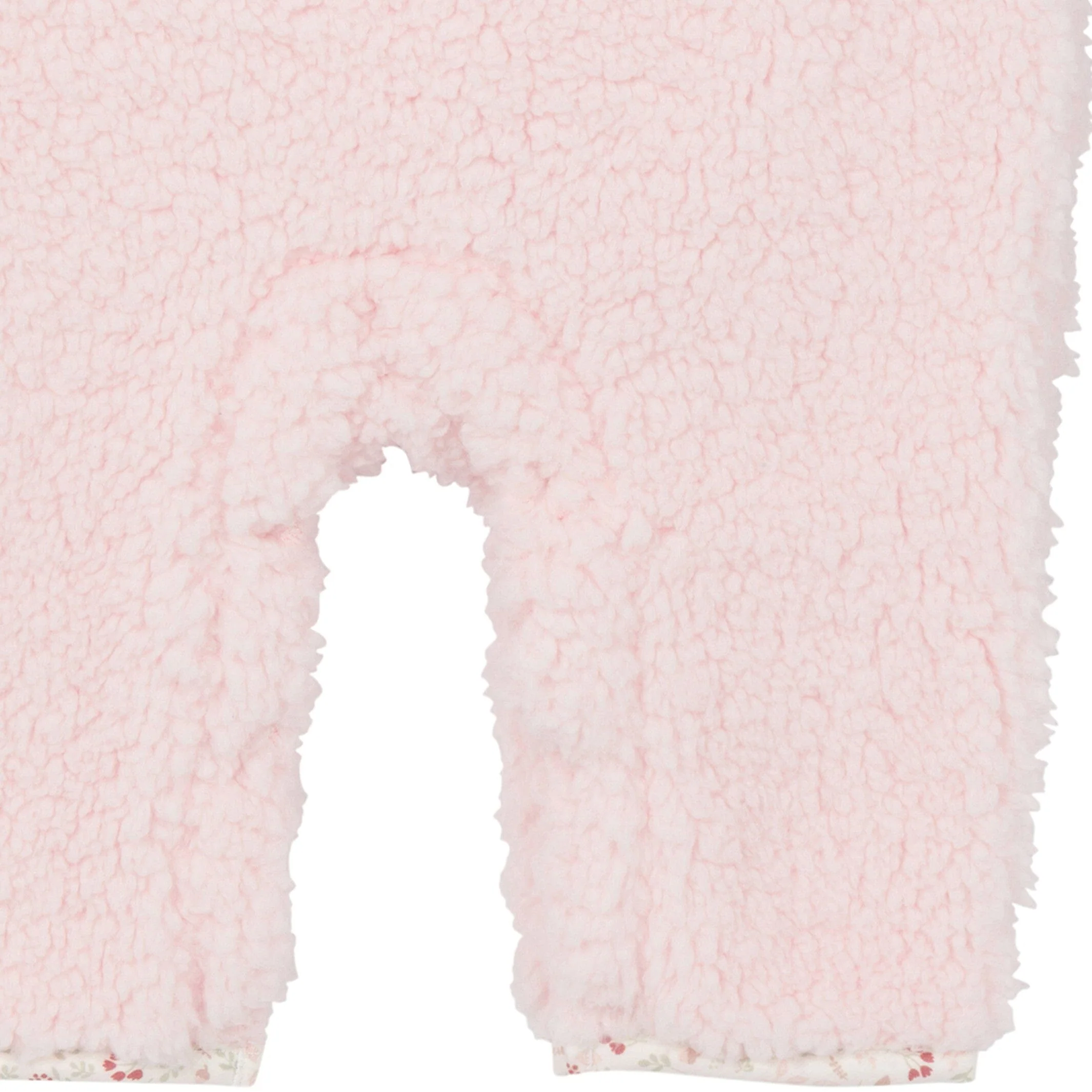 Baby Girls Pink Sherpa Romper - Image 8