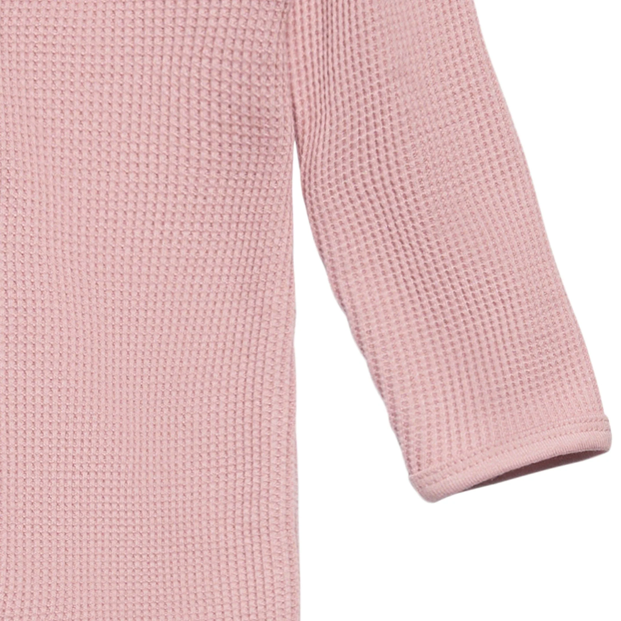 Baby Girls Pink Waffle Sleep 'N Play - Image 4