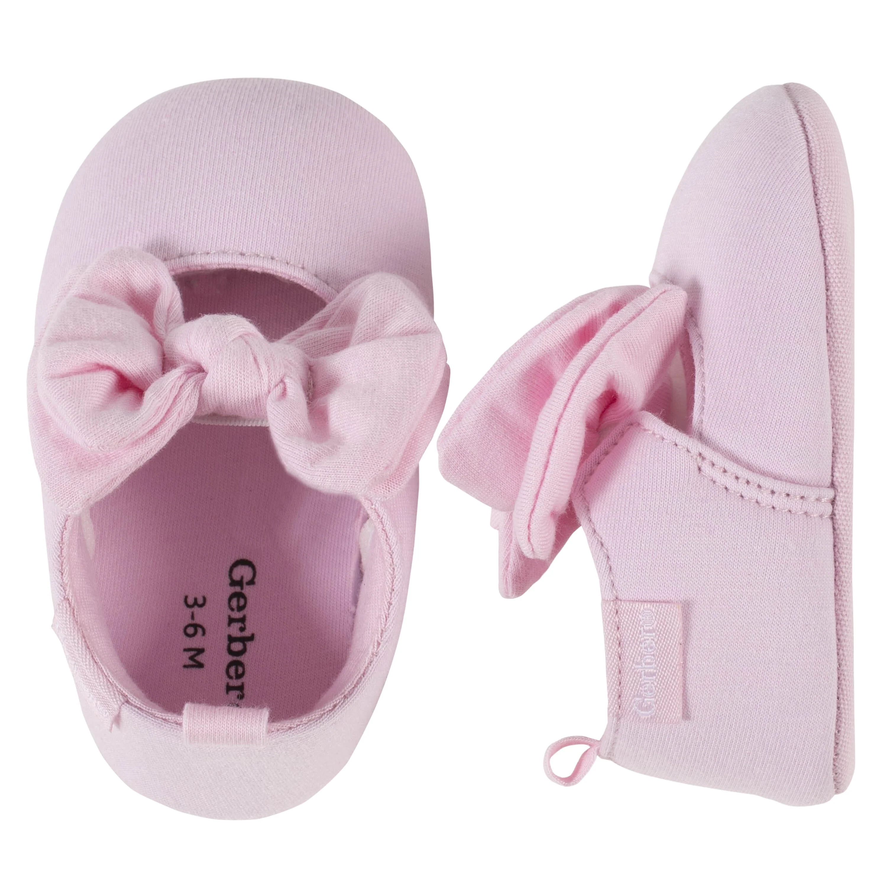 Baby Girls Pink Slipper Shoes - Image 2