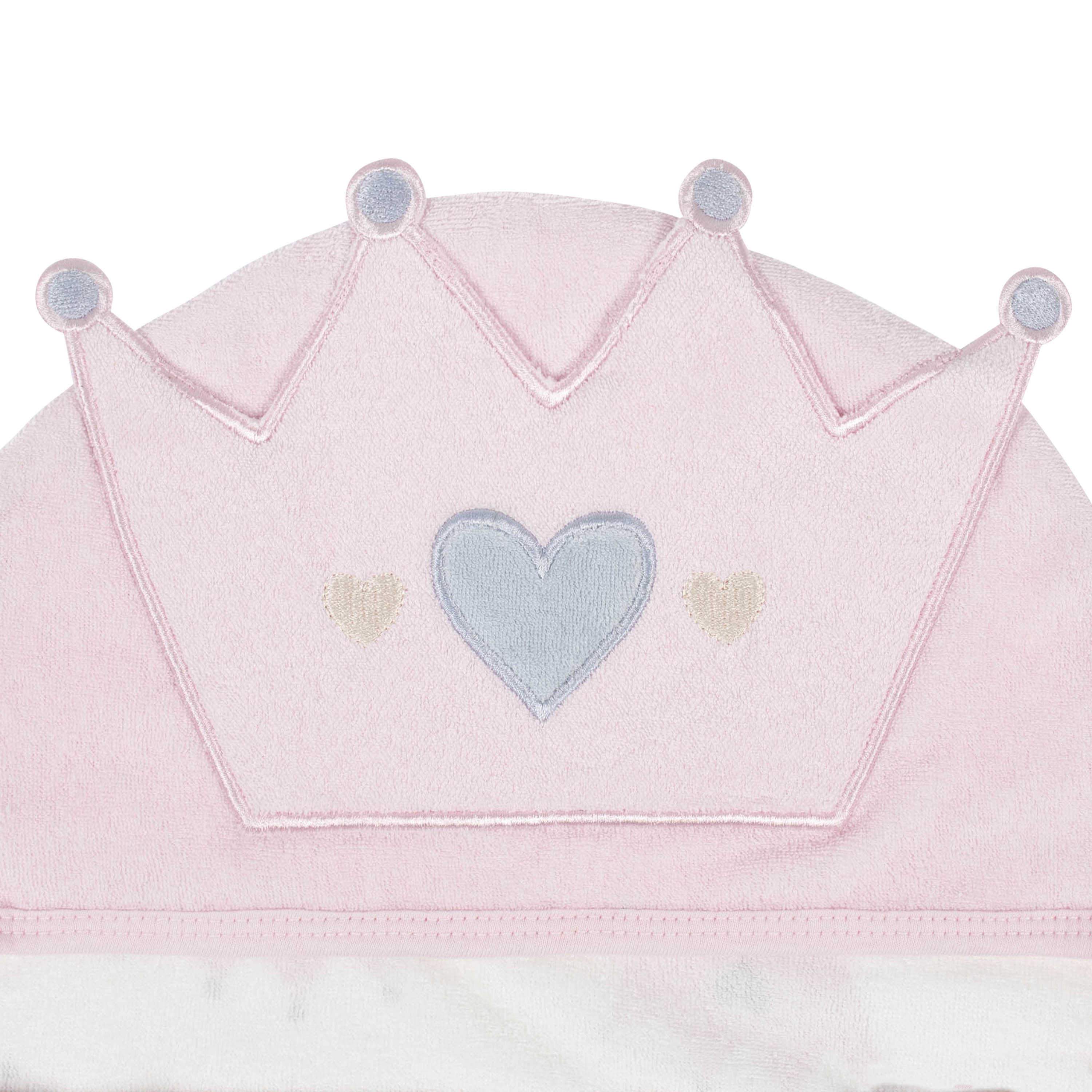 Baby Girls Princess Hooded Bath Wrap - Image 3