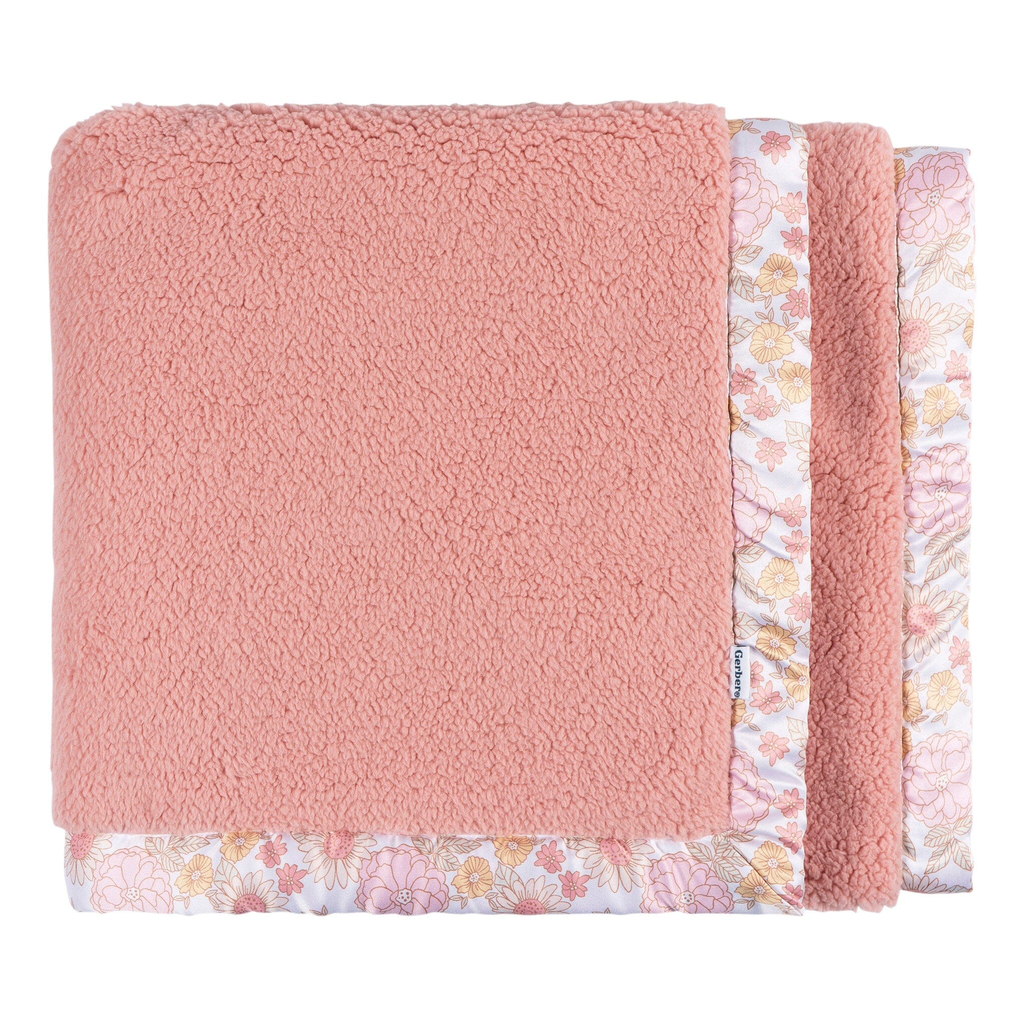 Embroidered Retro Floral Plush Blanket - Image 7