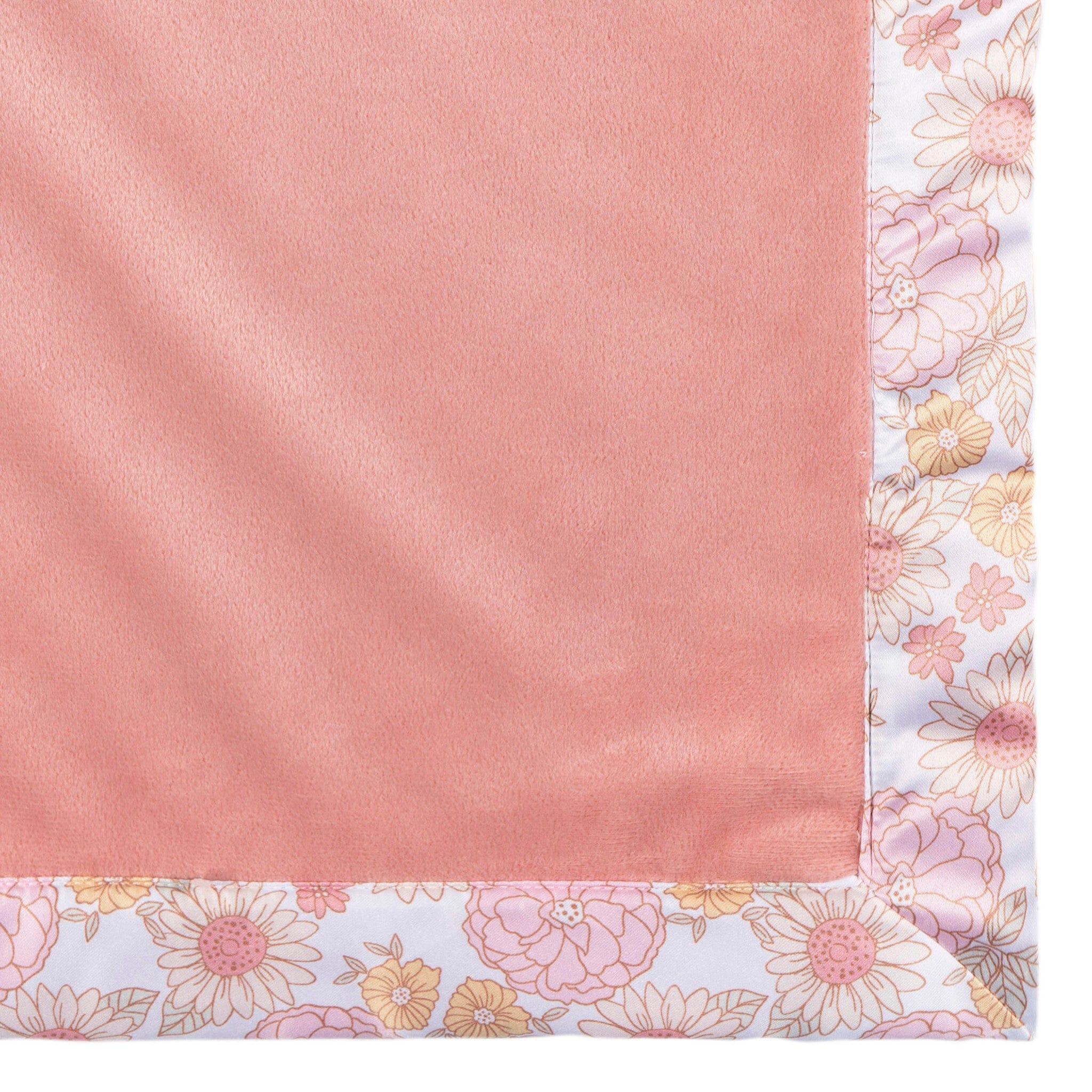 Embroidered Retro Floral Plush Blanket - Image 9