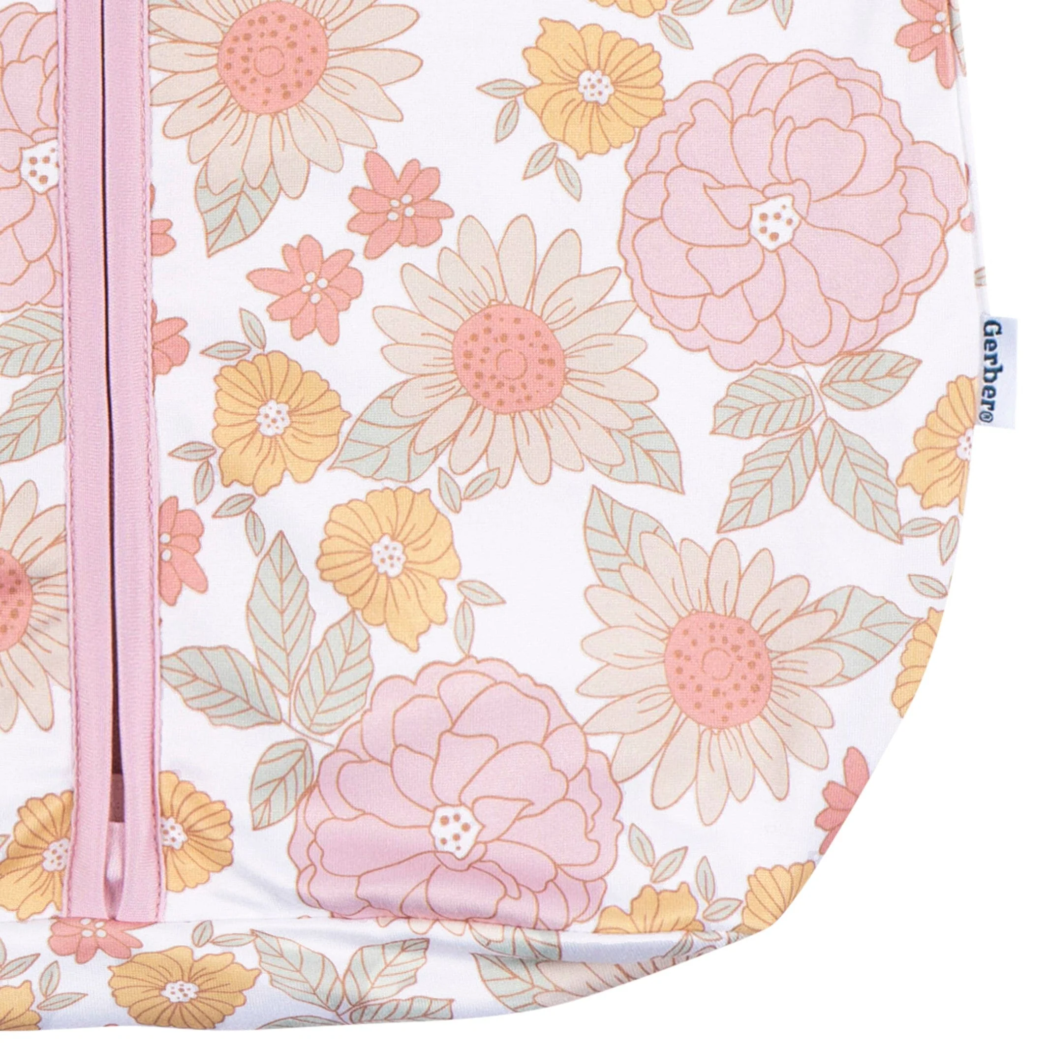 Baby Girls Retro Floral Sleepbag Wearable Blanket - Image 4