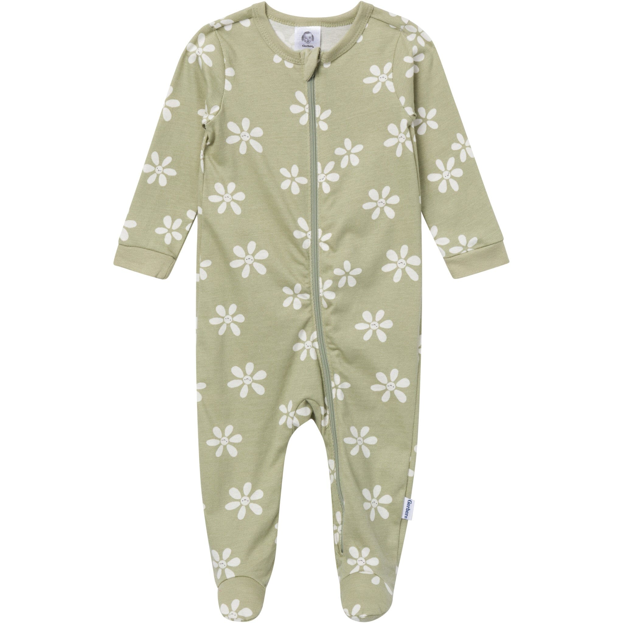 Baby Girls White Flowers Sleep 'N Play